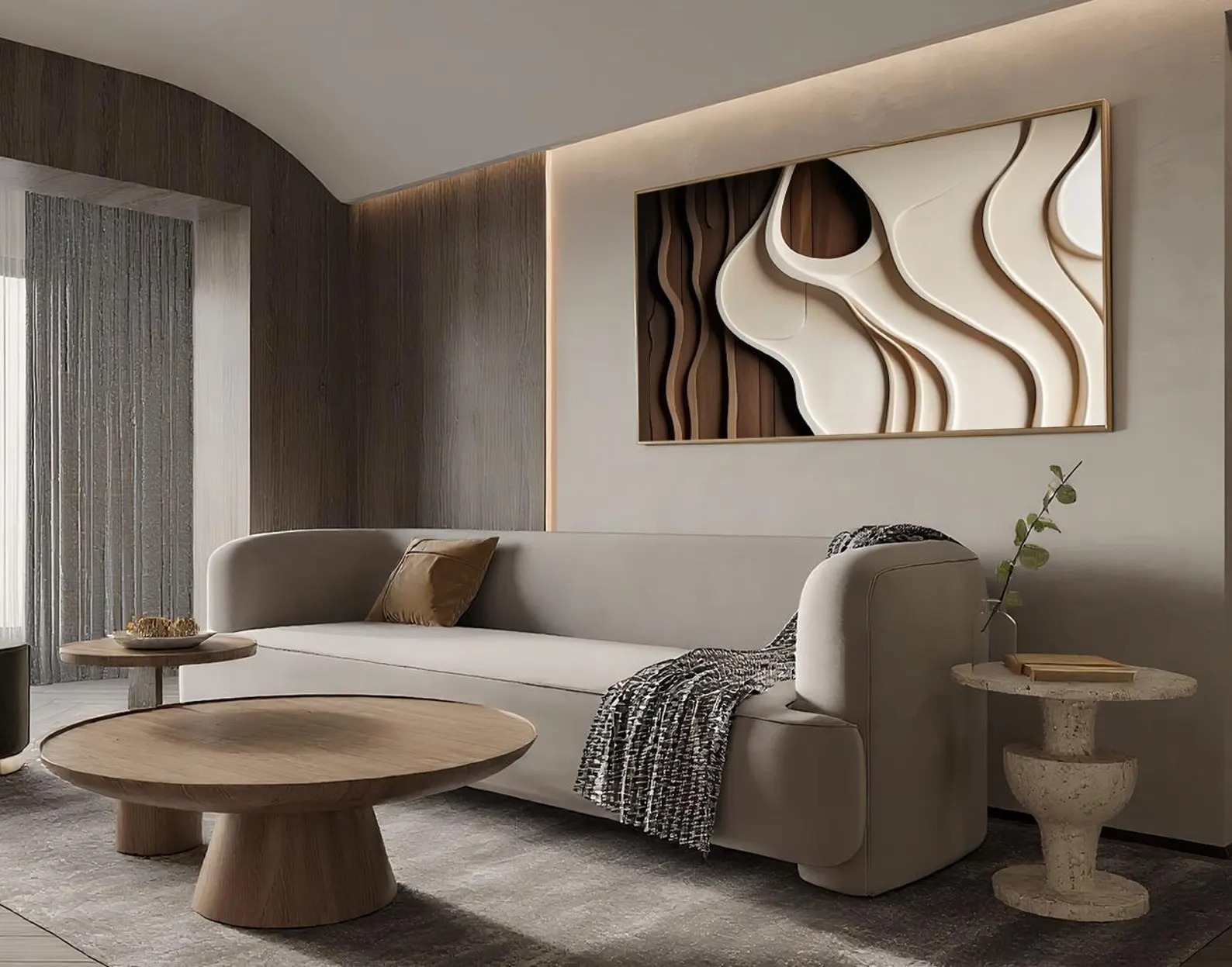 Ascend-3D Textured Wall Art