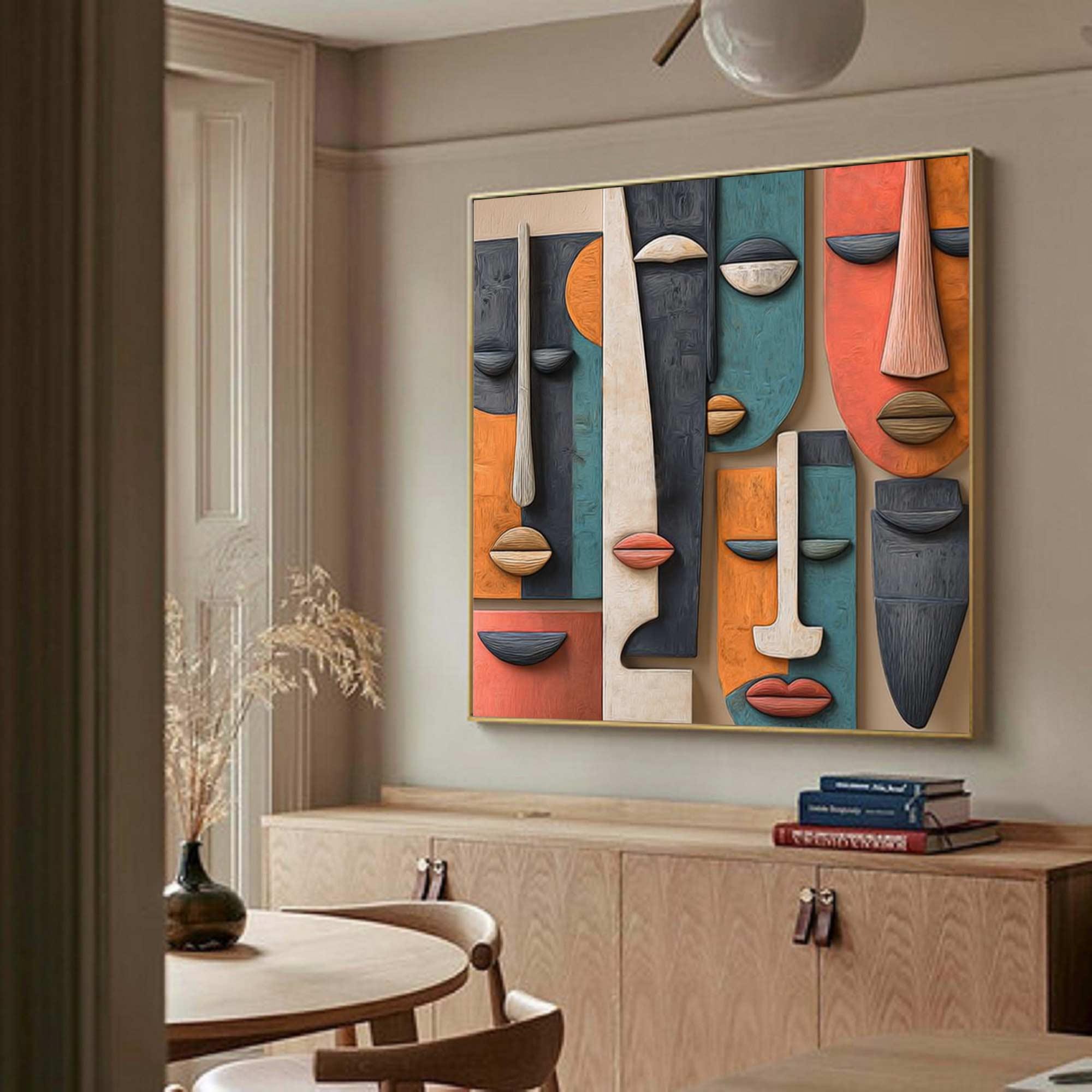 Broken Mirror Theory-3D Textured Wall Art