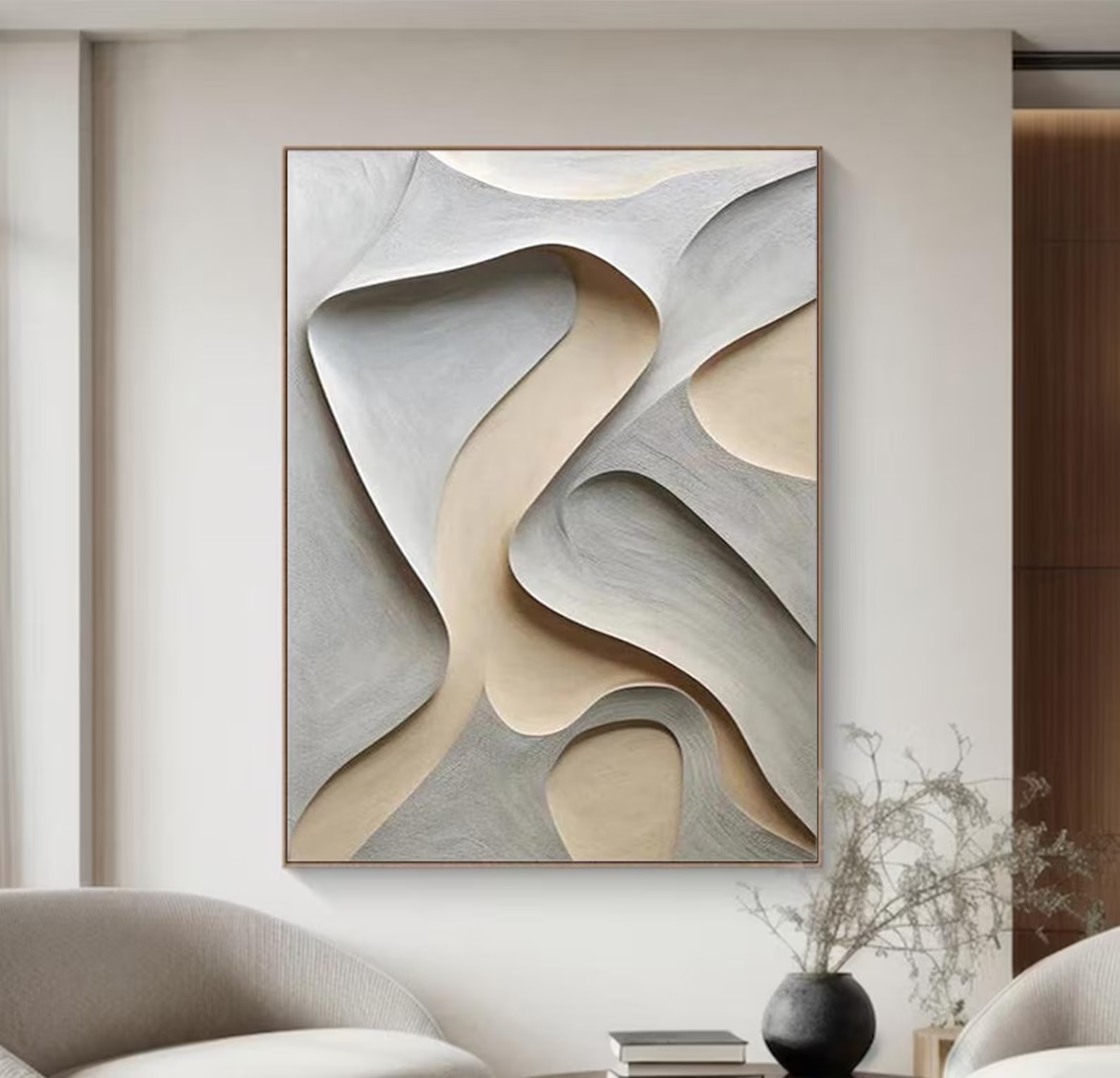 Highly Tactile-3D Textured Wall Art