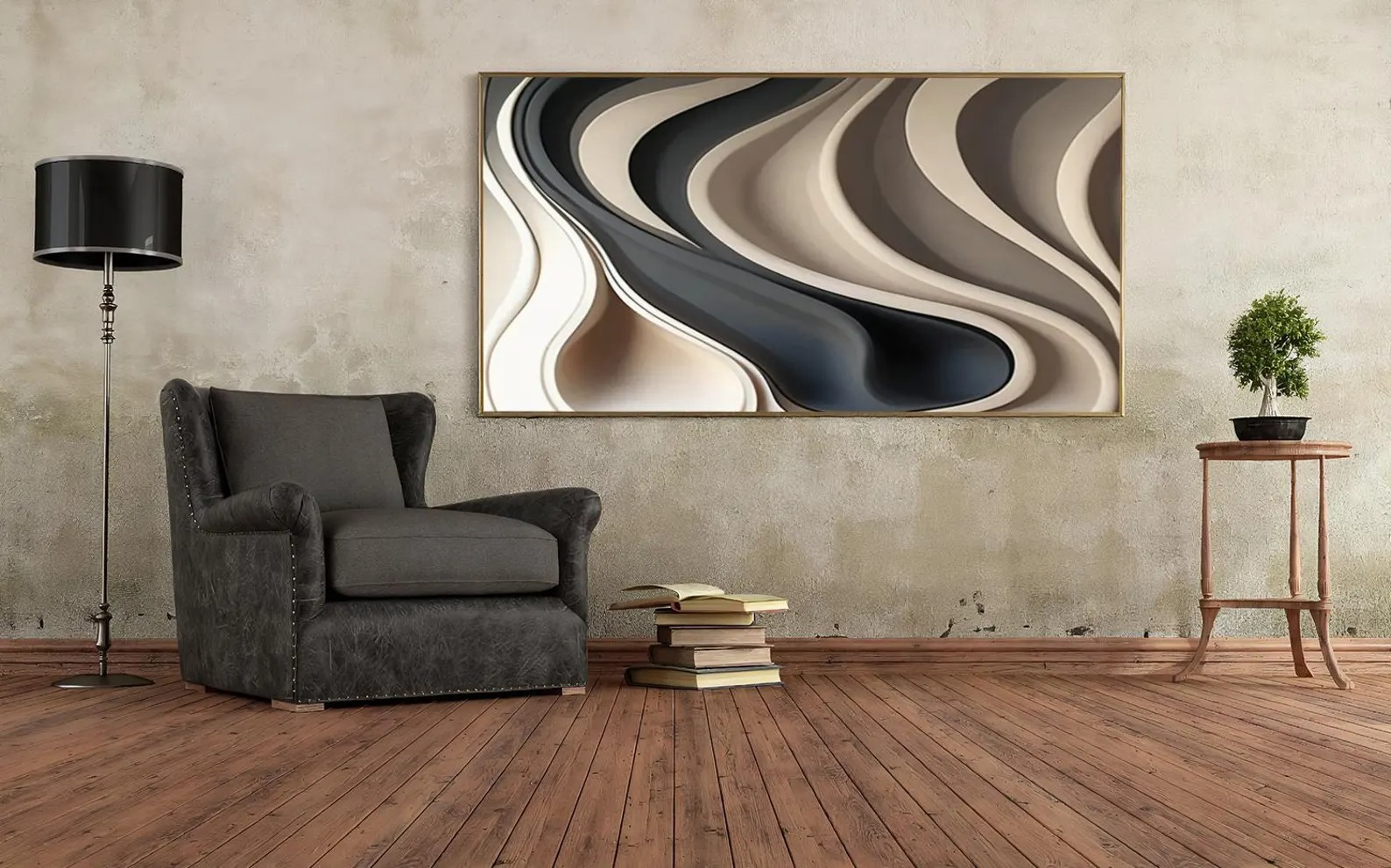 Glide-3D Textured Wall Art