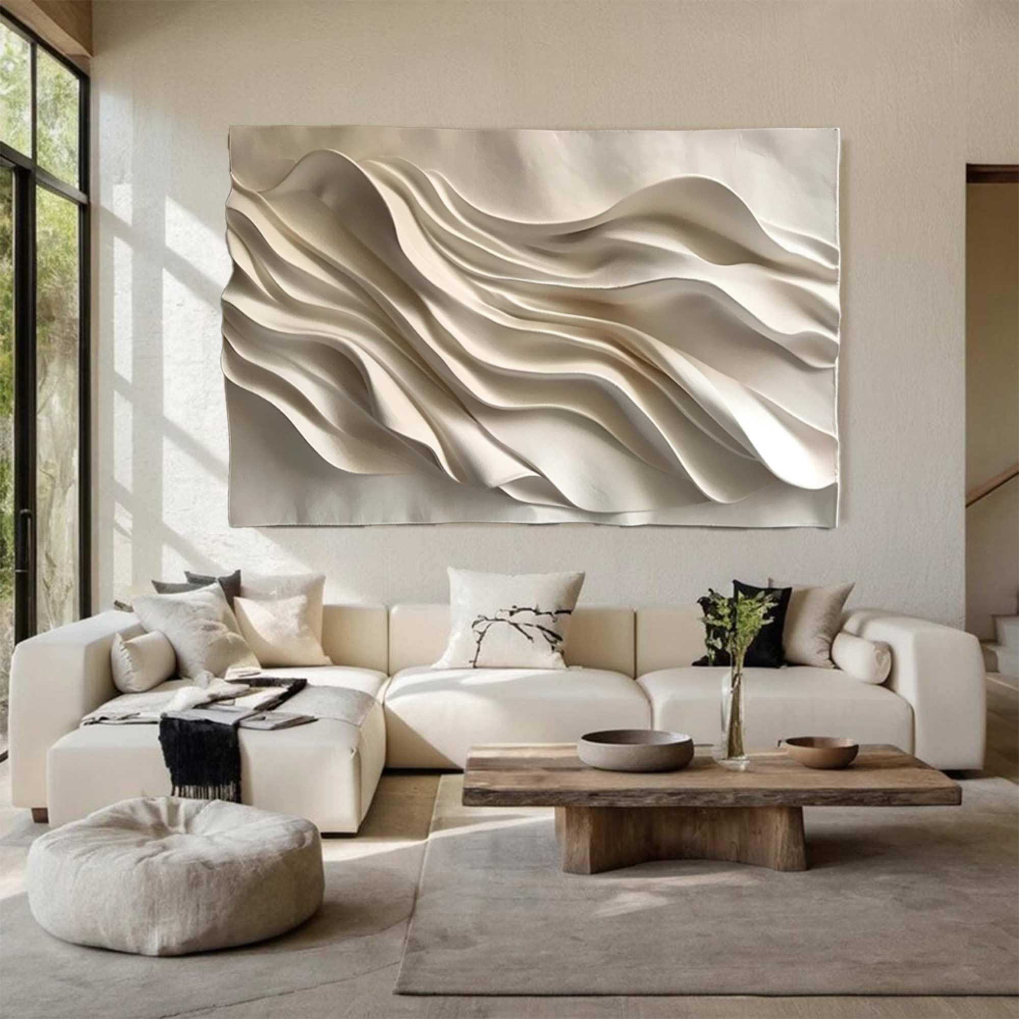 Fluid Architecture-3D Textured Wall Art