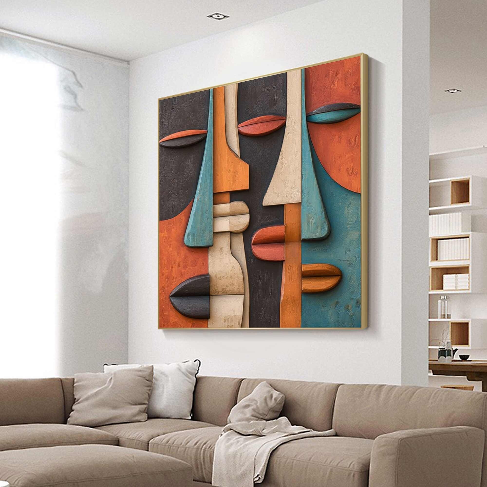 Broken Mirror Theory-3D Textured Wall Art