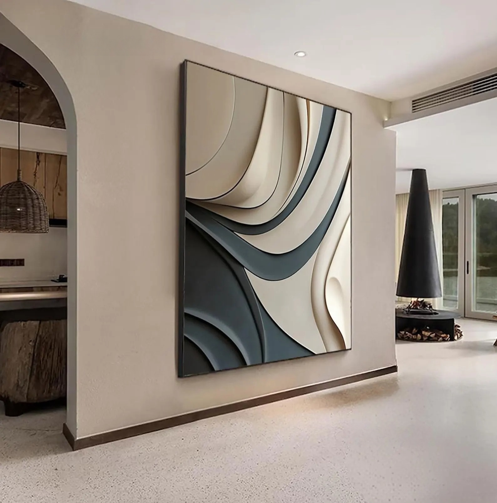 Lgnition-3D Textured Wall Art