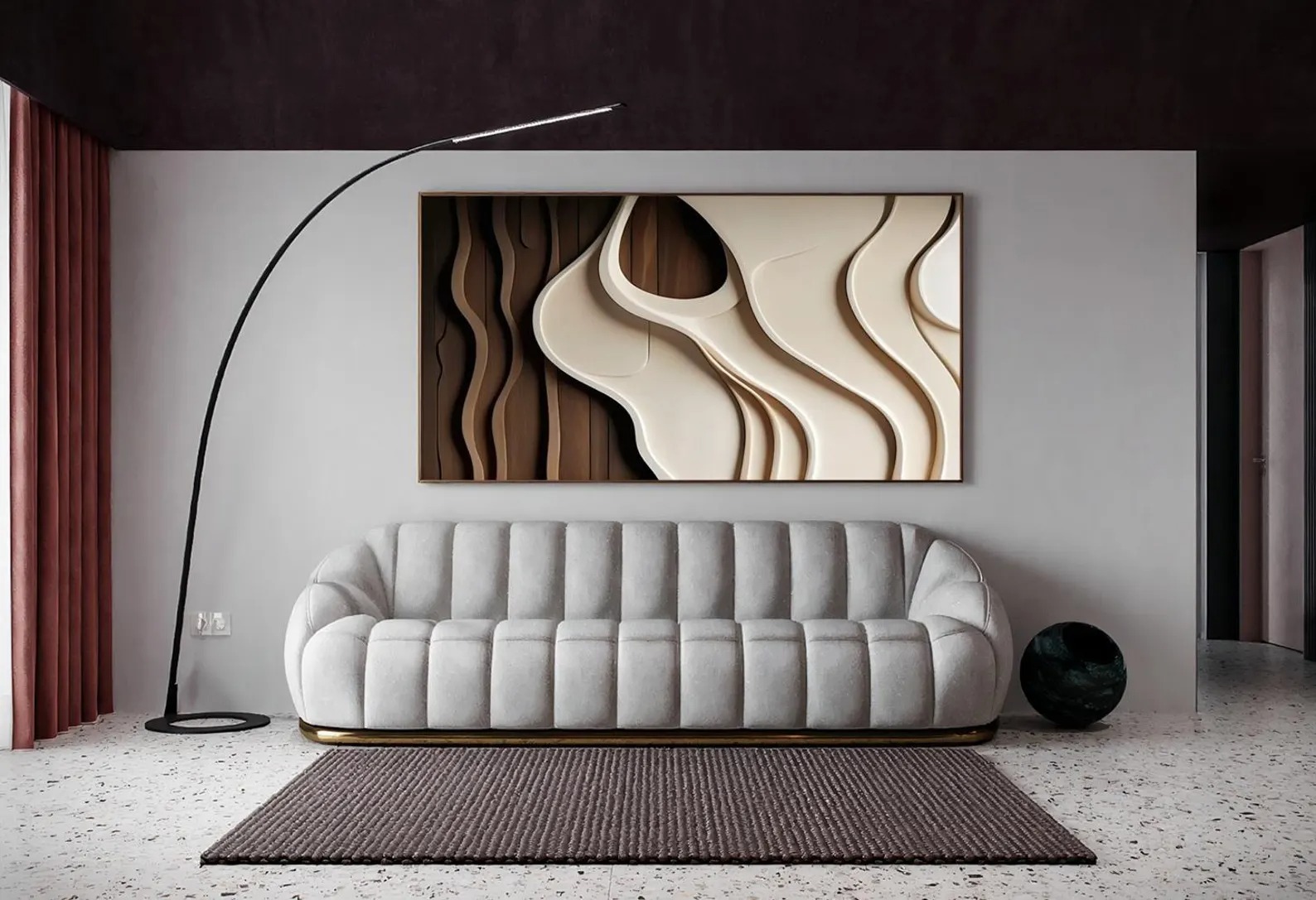 Ascend-3D Textured Wall Art