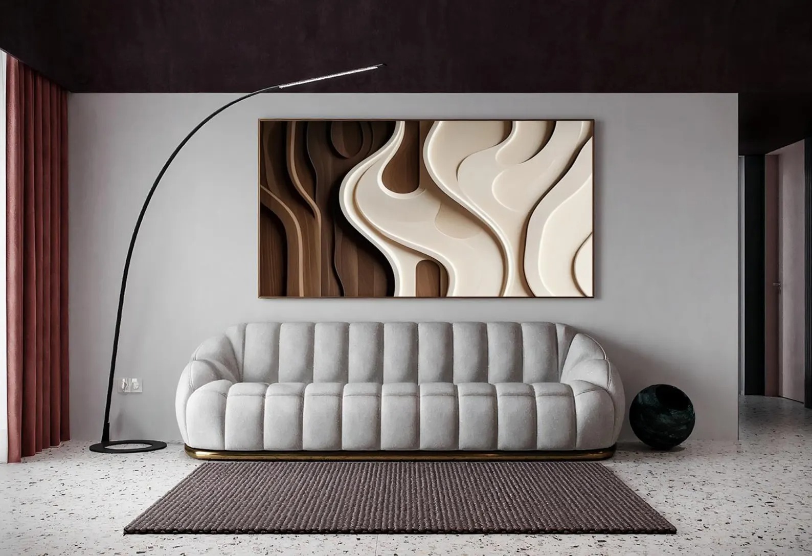 Dune-3D Textured Wall Art