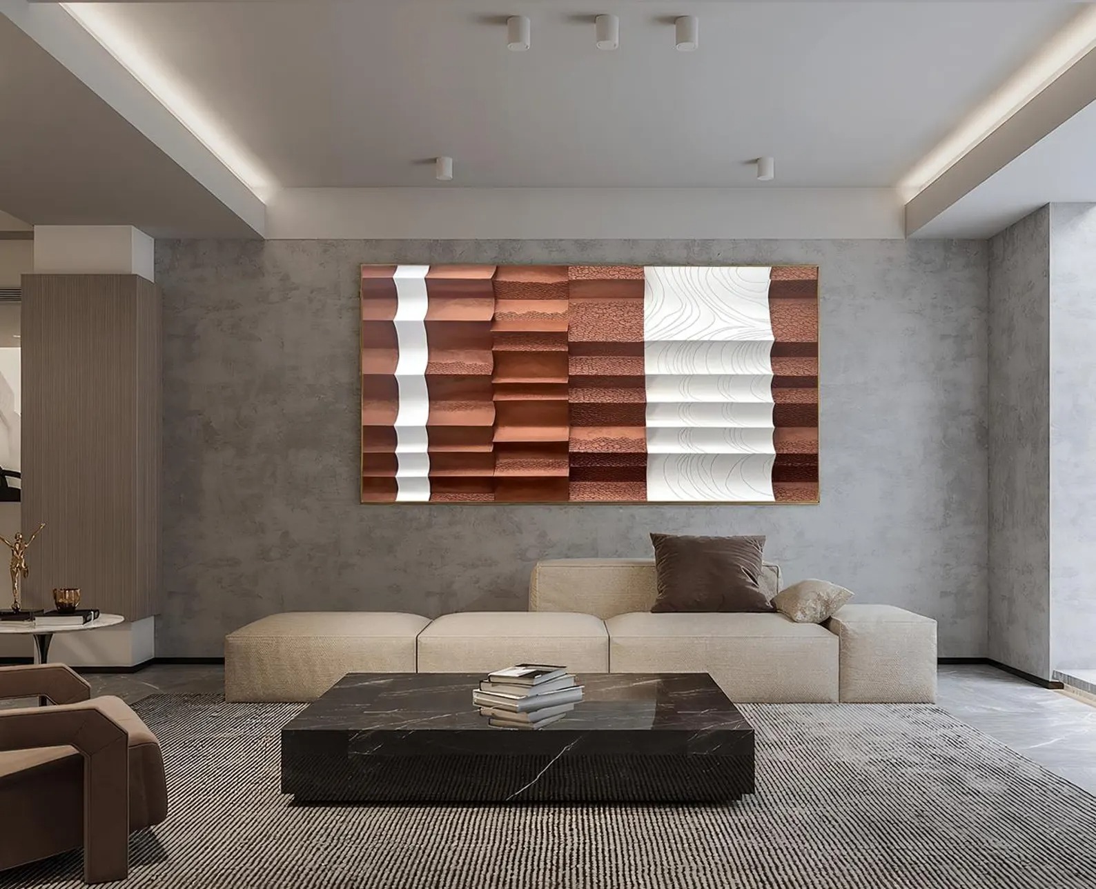 Burst-3D Textured Wall Art