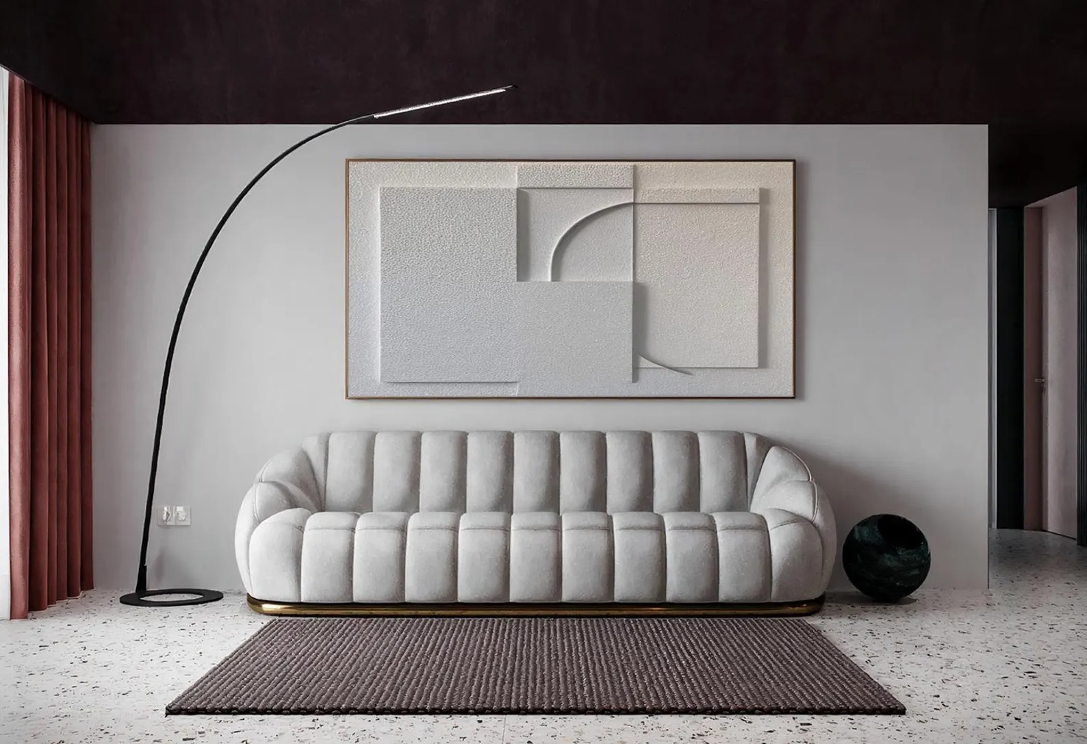 Arch-3D Textured Wall Art