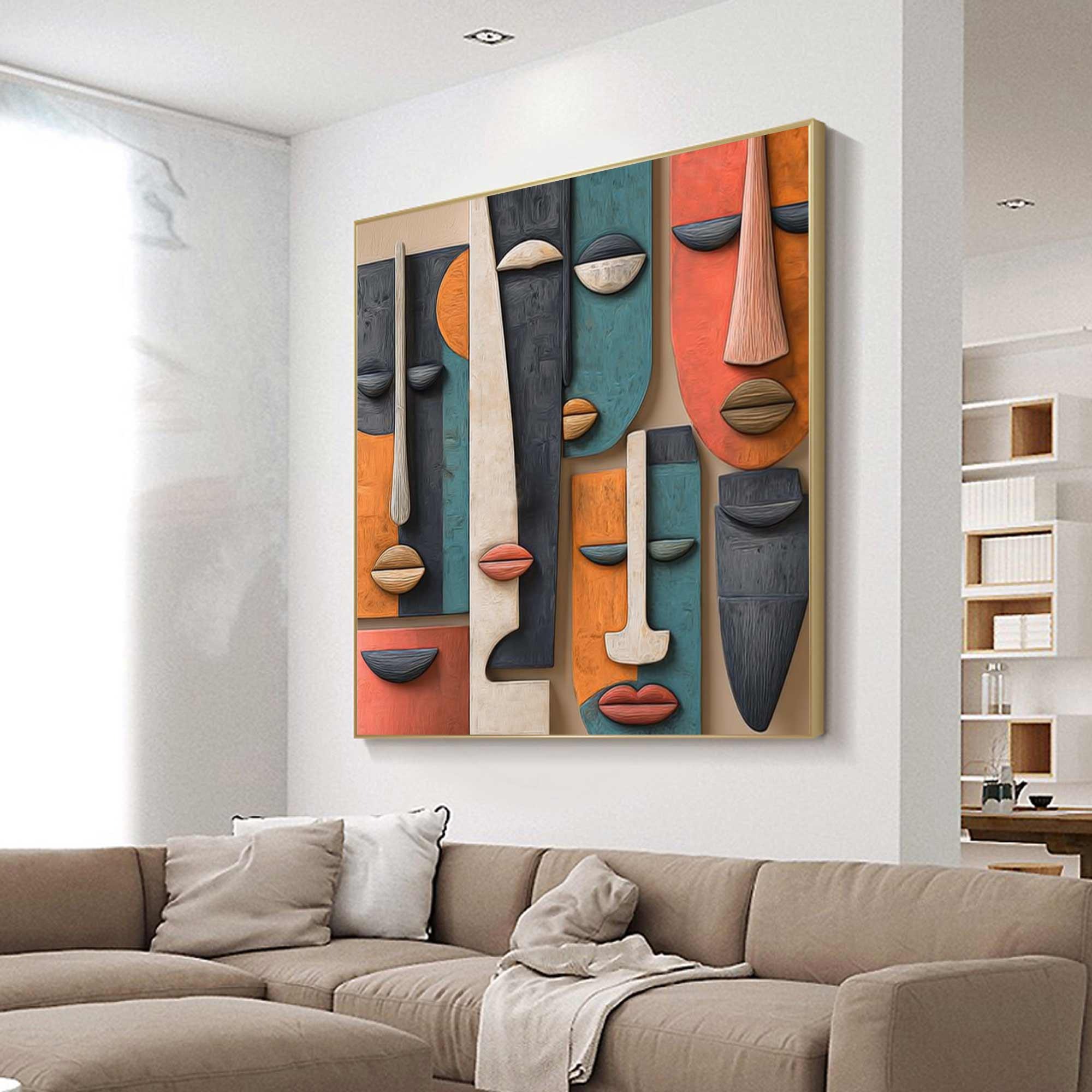 Recombinant Memory-3D Textured Wall Art