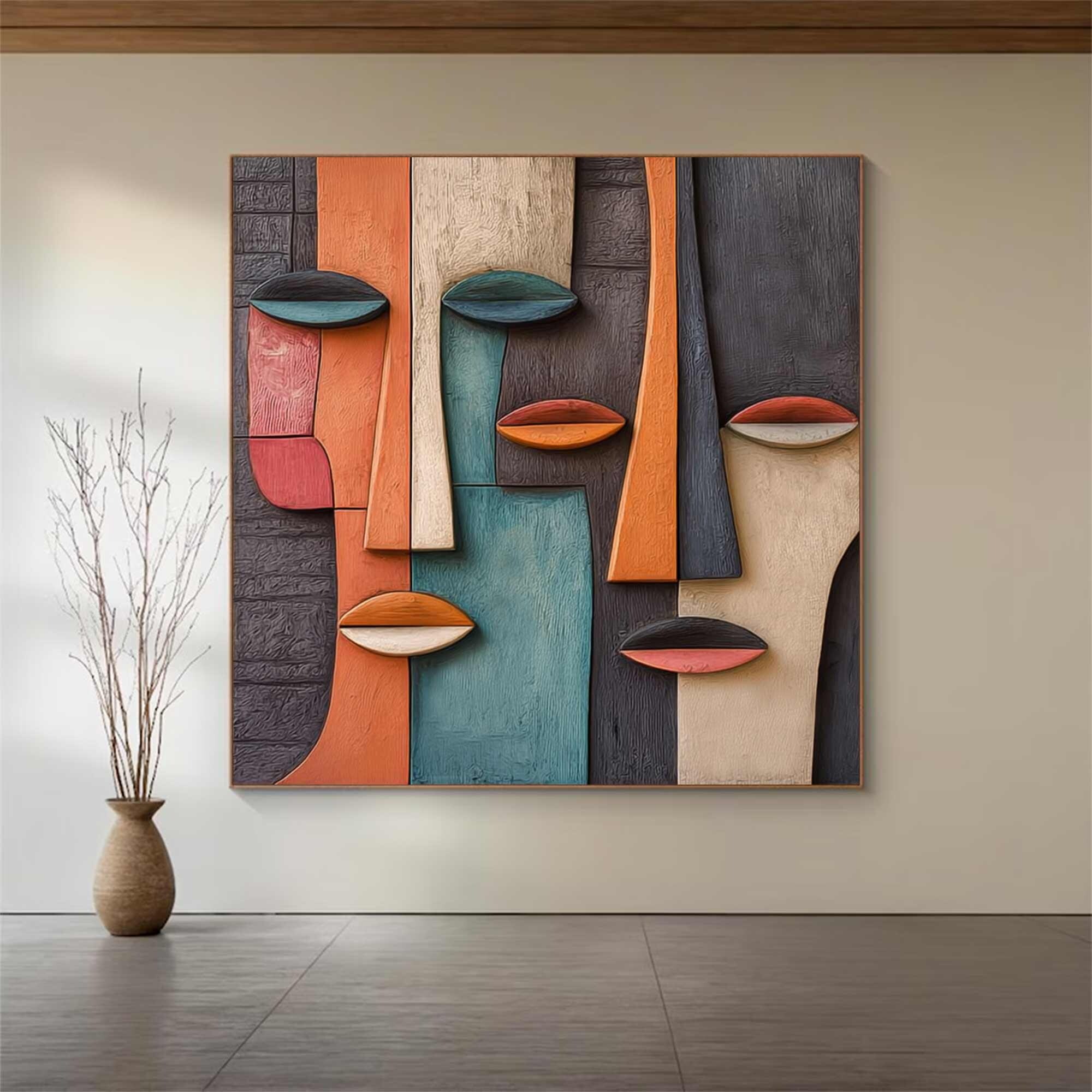 Tactile Memory-3D Textured Wall Art