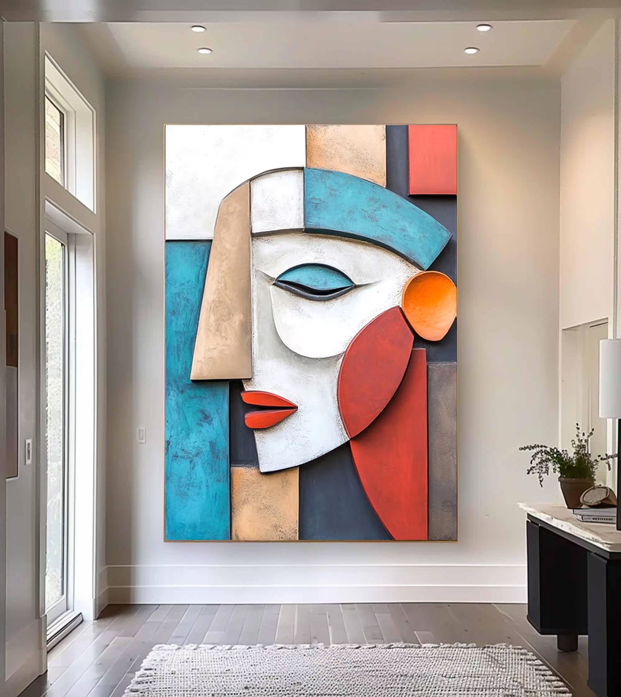 Dismantled Self-3D Textured Wall Art