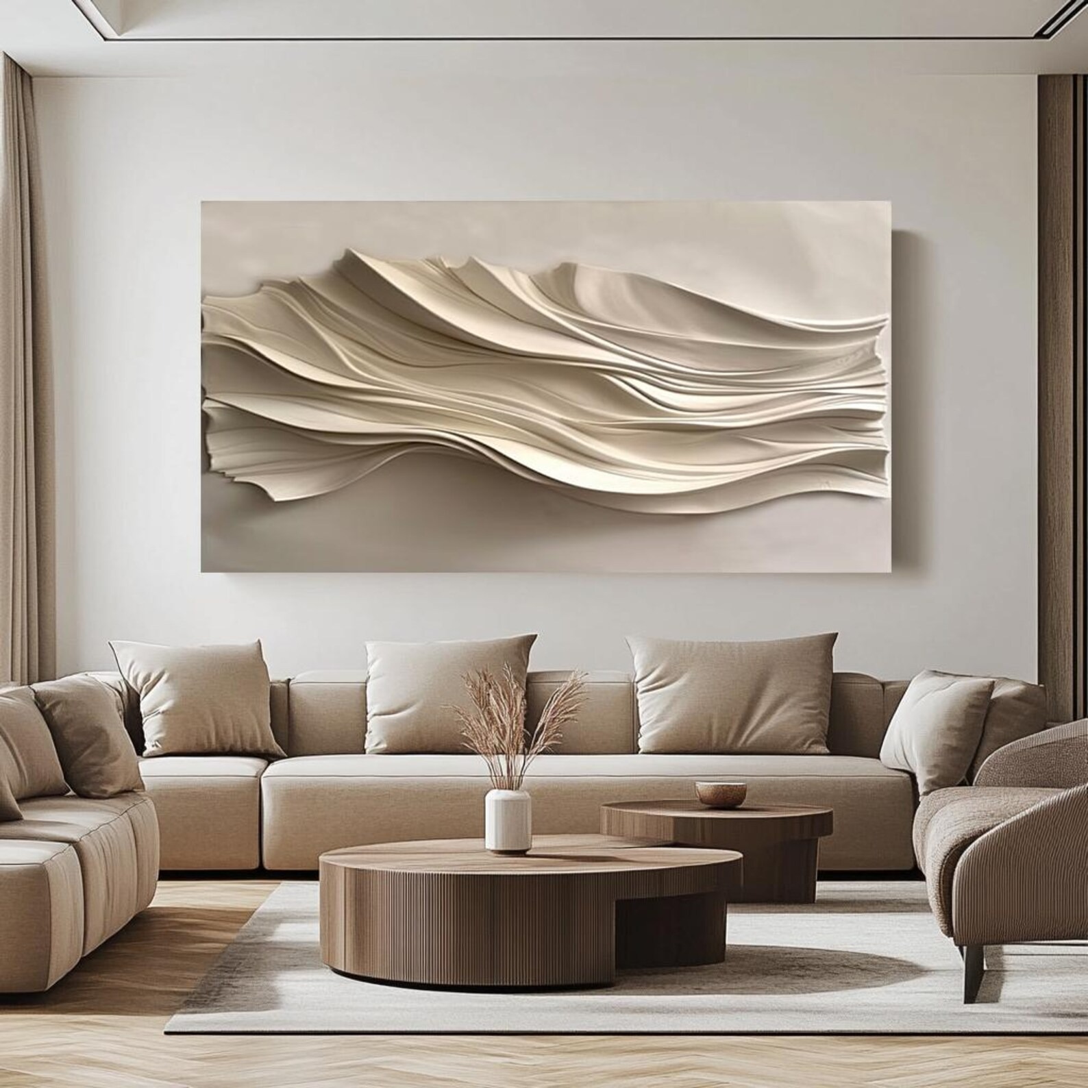 Incense Trails-3D Textured Wall Art