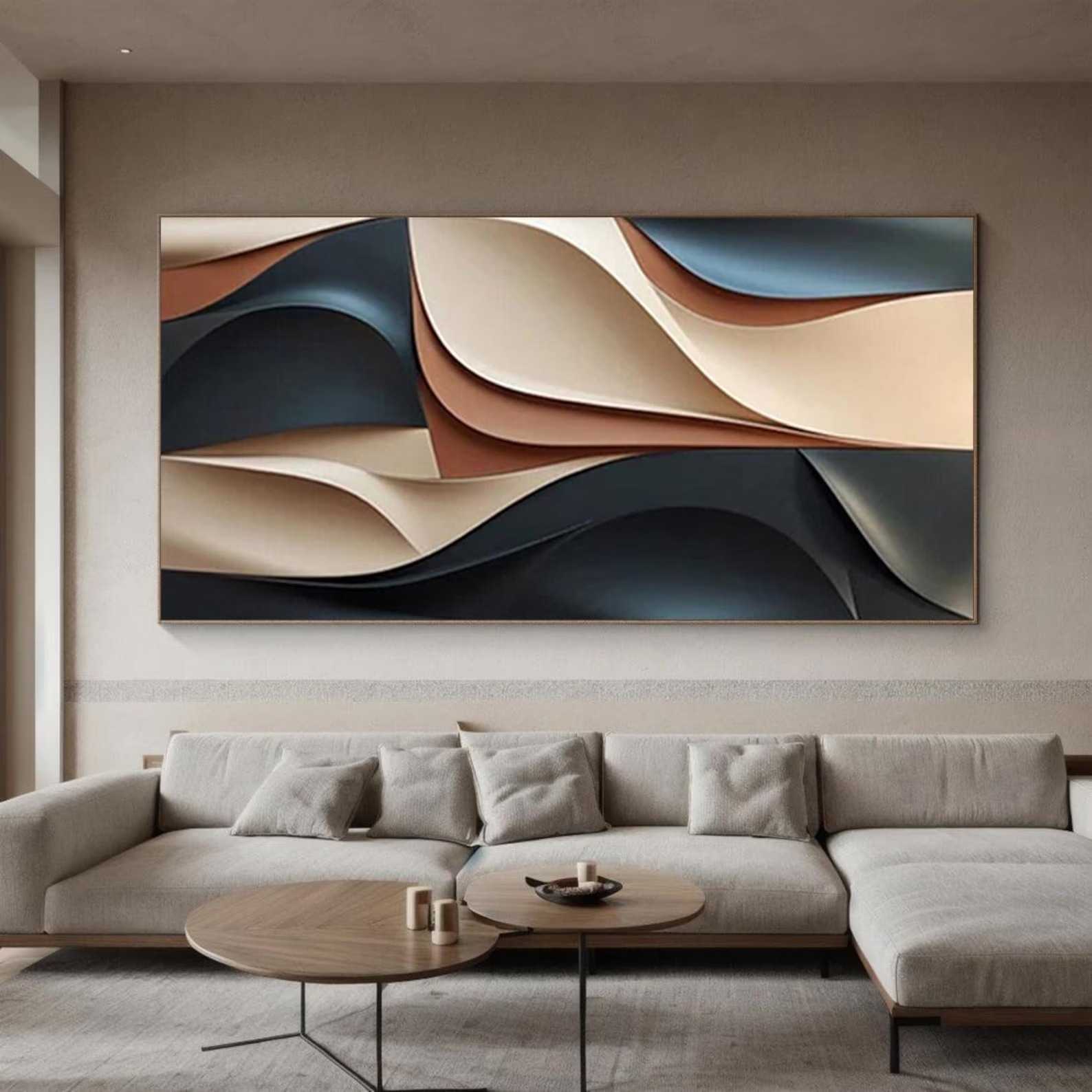 Black Luminescence-3D Textured Wall Art