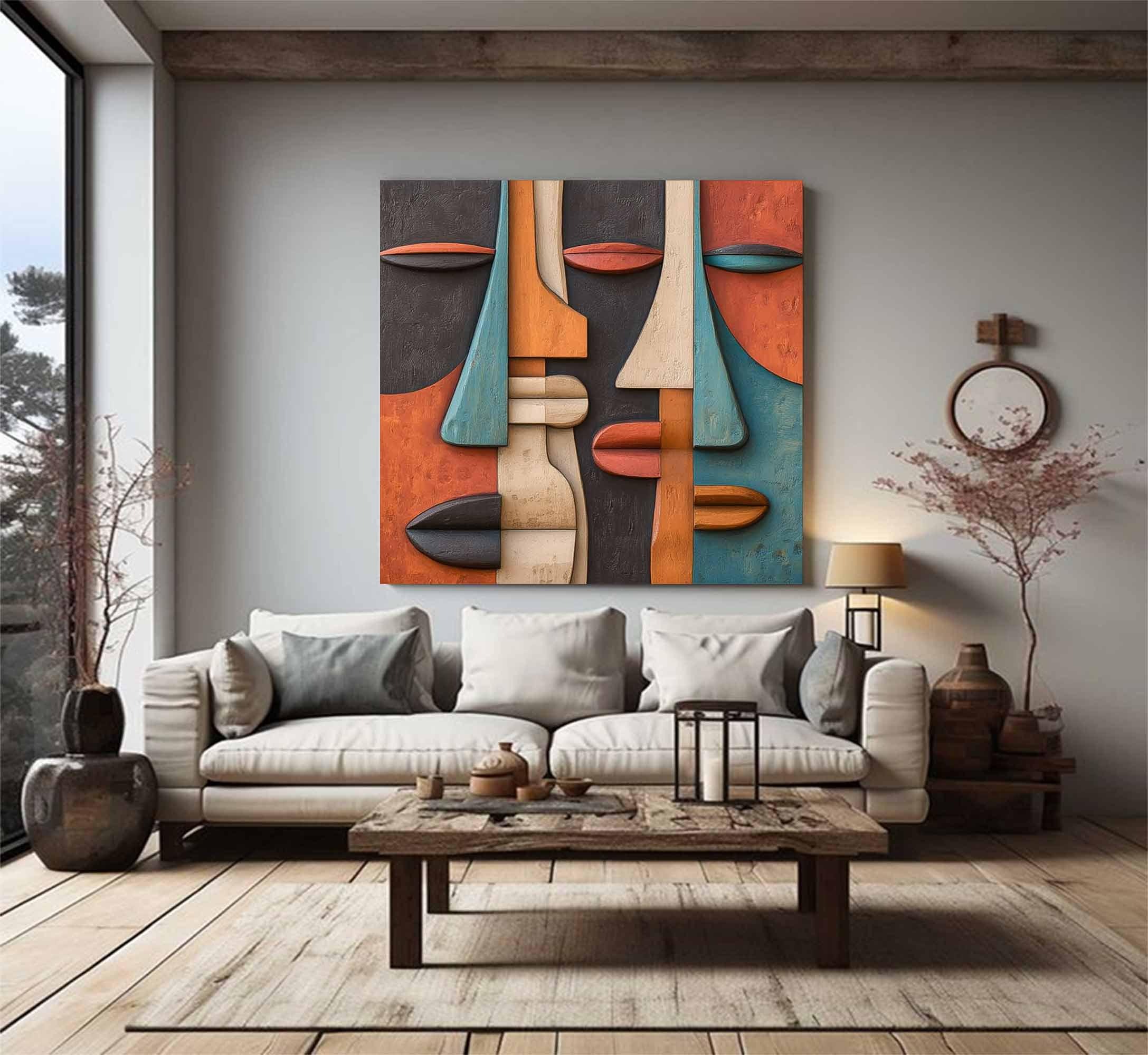 Broken Mirror Theory-3D Textured Wall Art