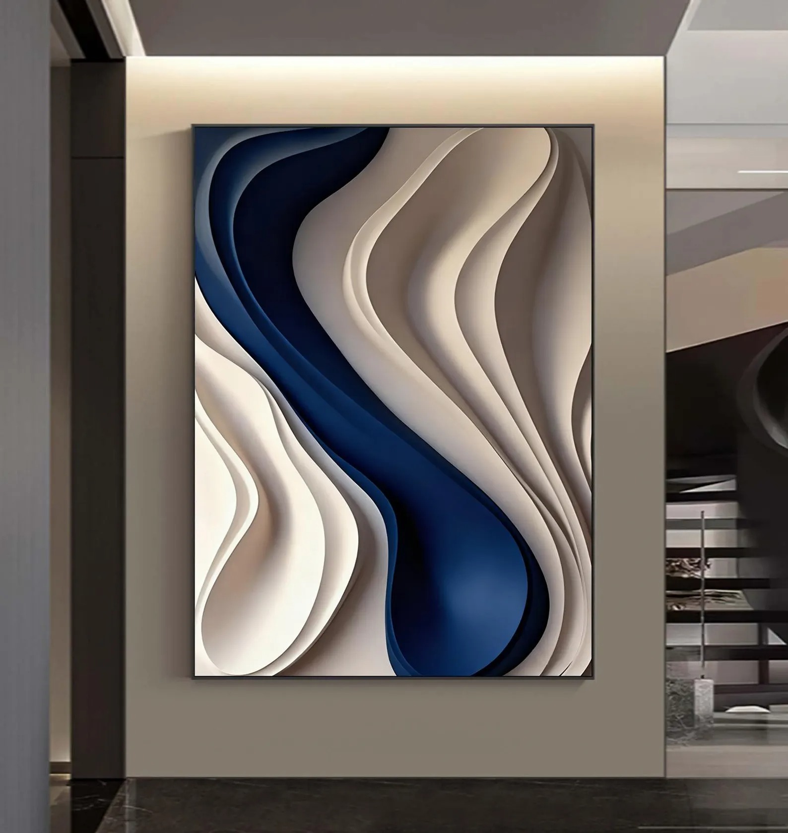 Cirrus Silk-3D Textured Wall Art