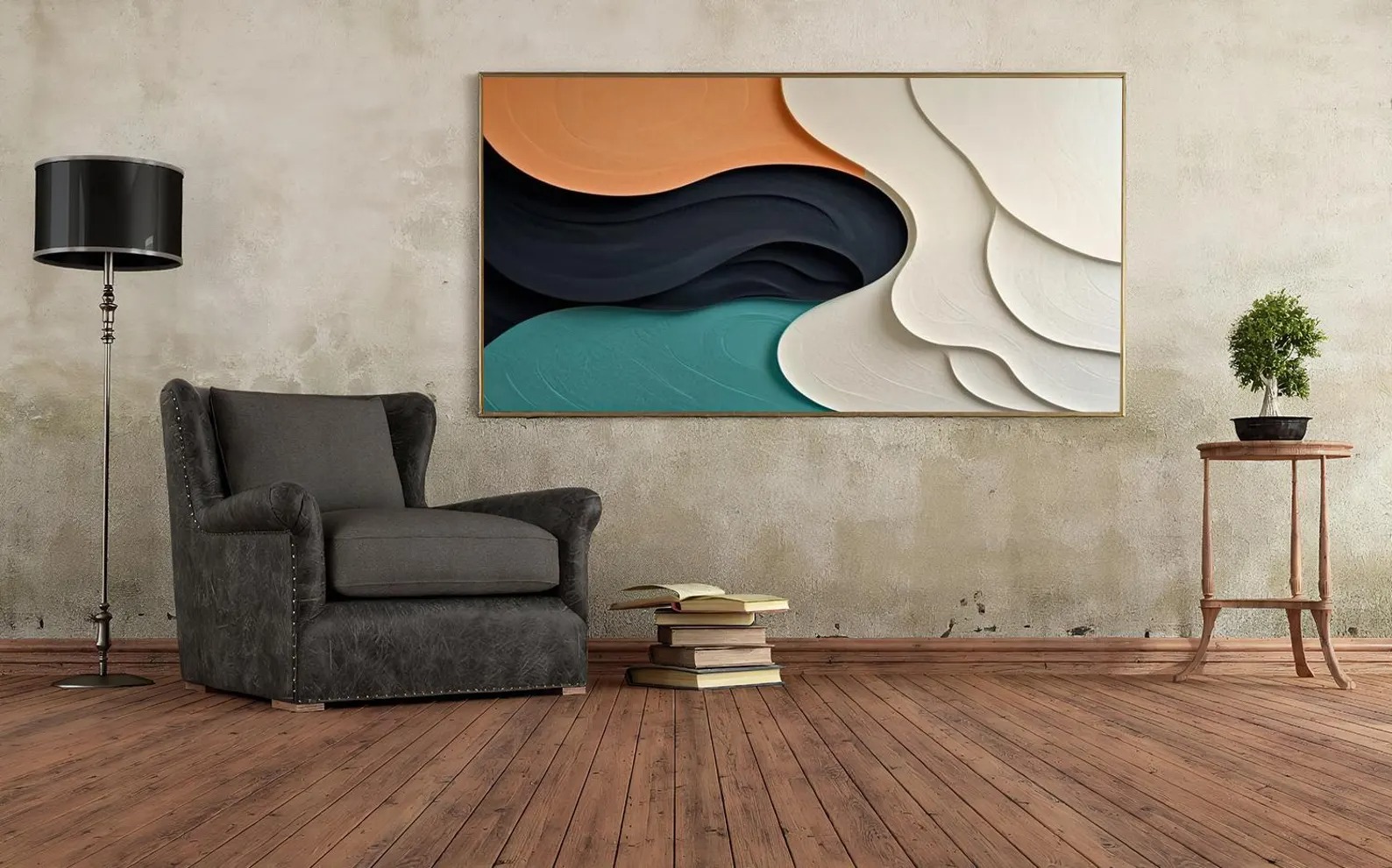 Drift-3D Textured Wall Art