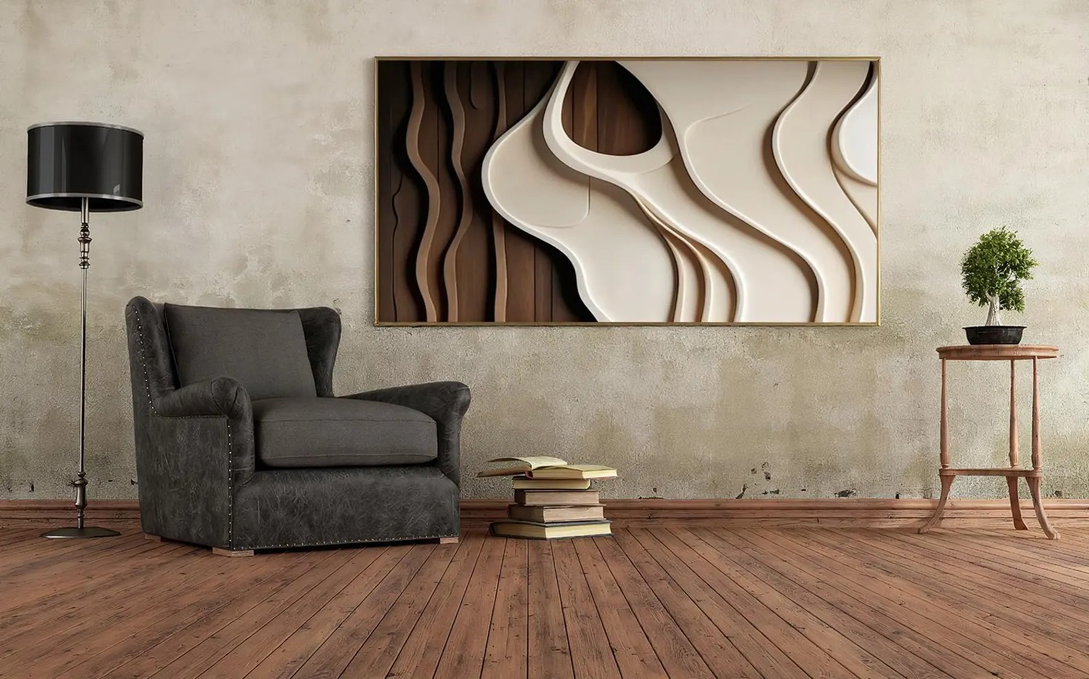Ascend-3D Textured Wall Art