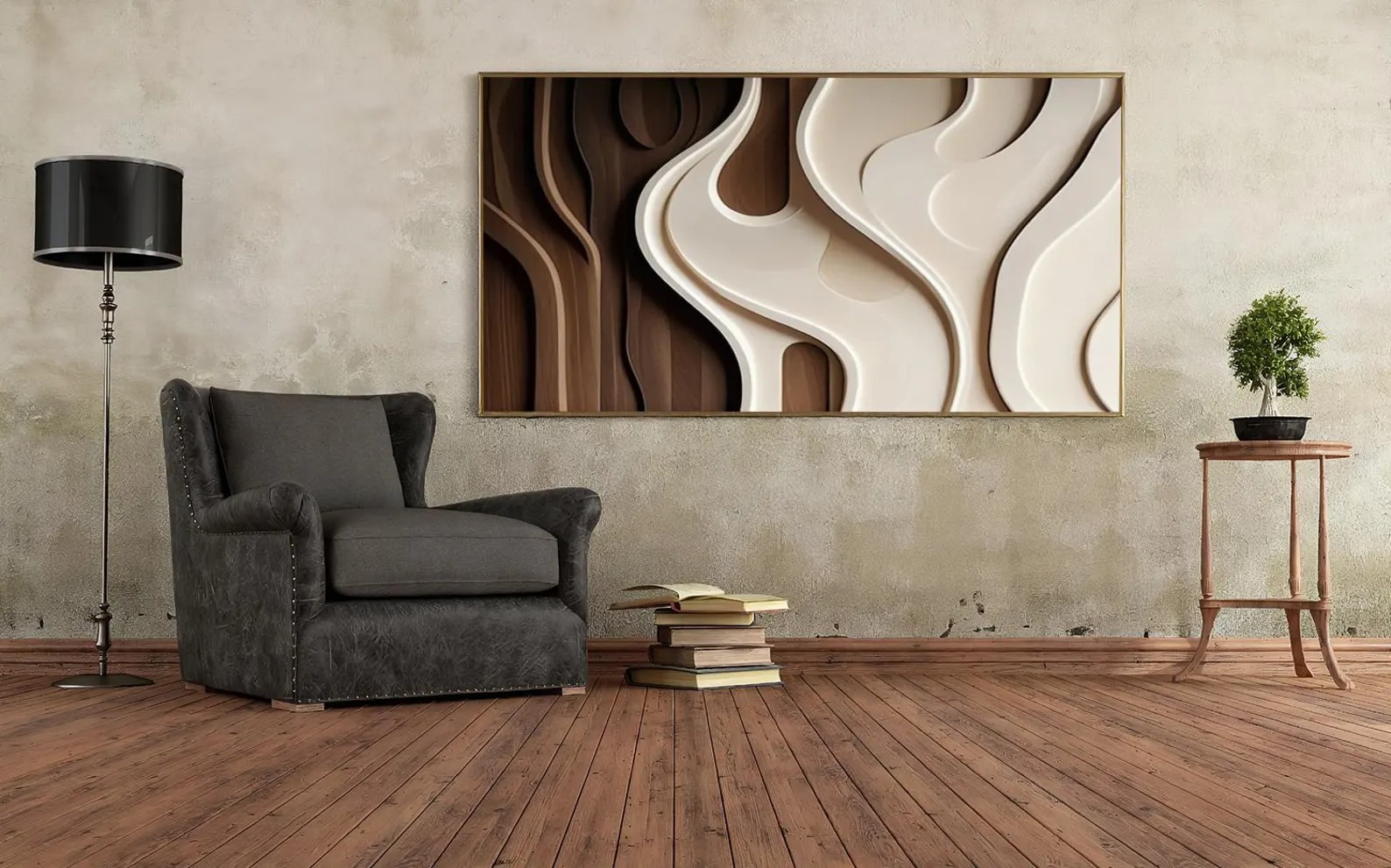 Dune-3D Textured Wall Art