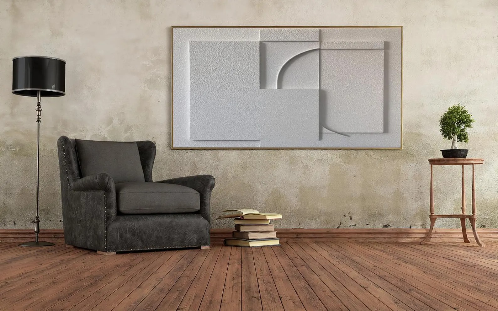 Arch-3D Textured Wall Art