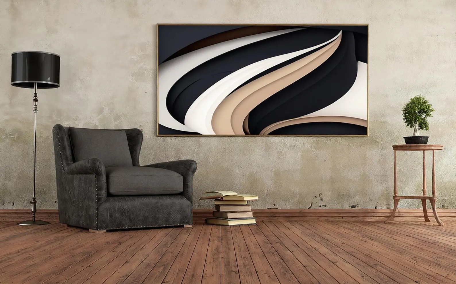Swell-3D Textured Wall Art