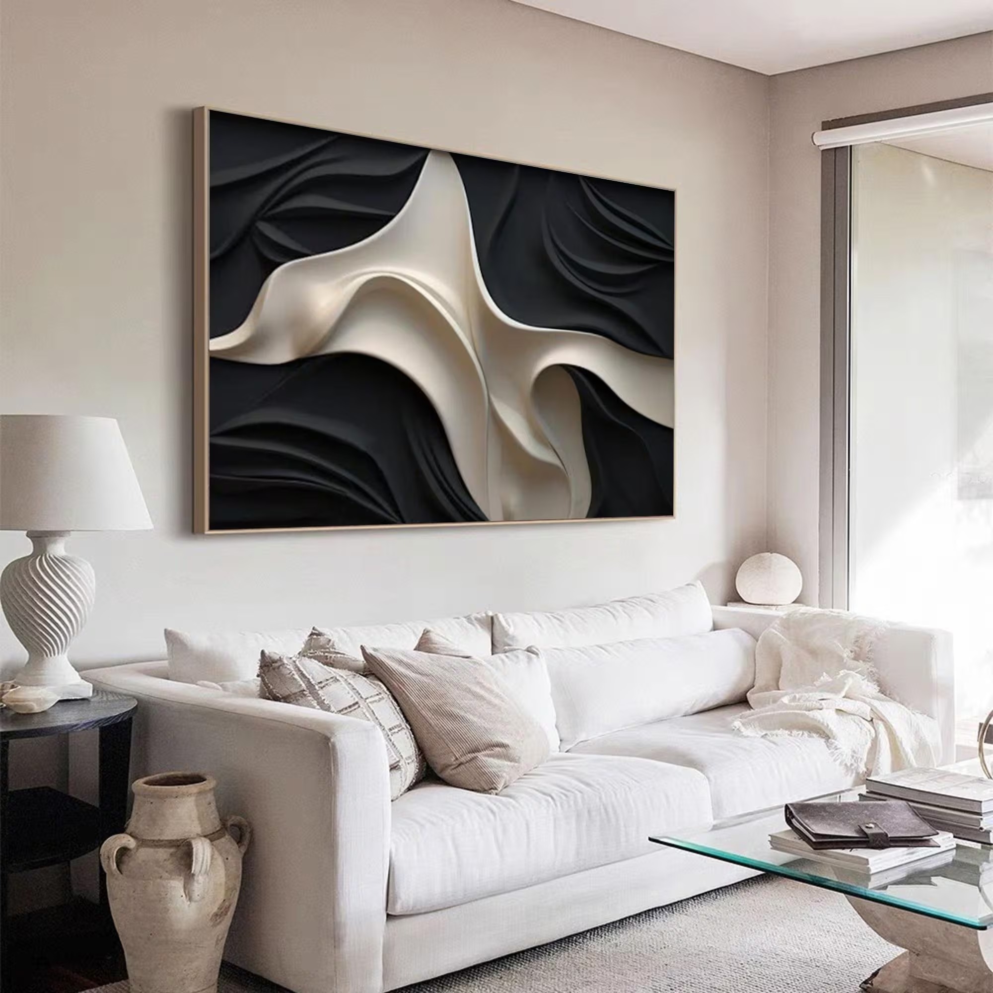 Pronounced-3D Textured Wall Art