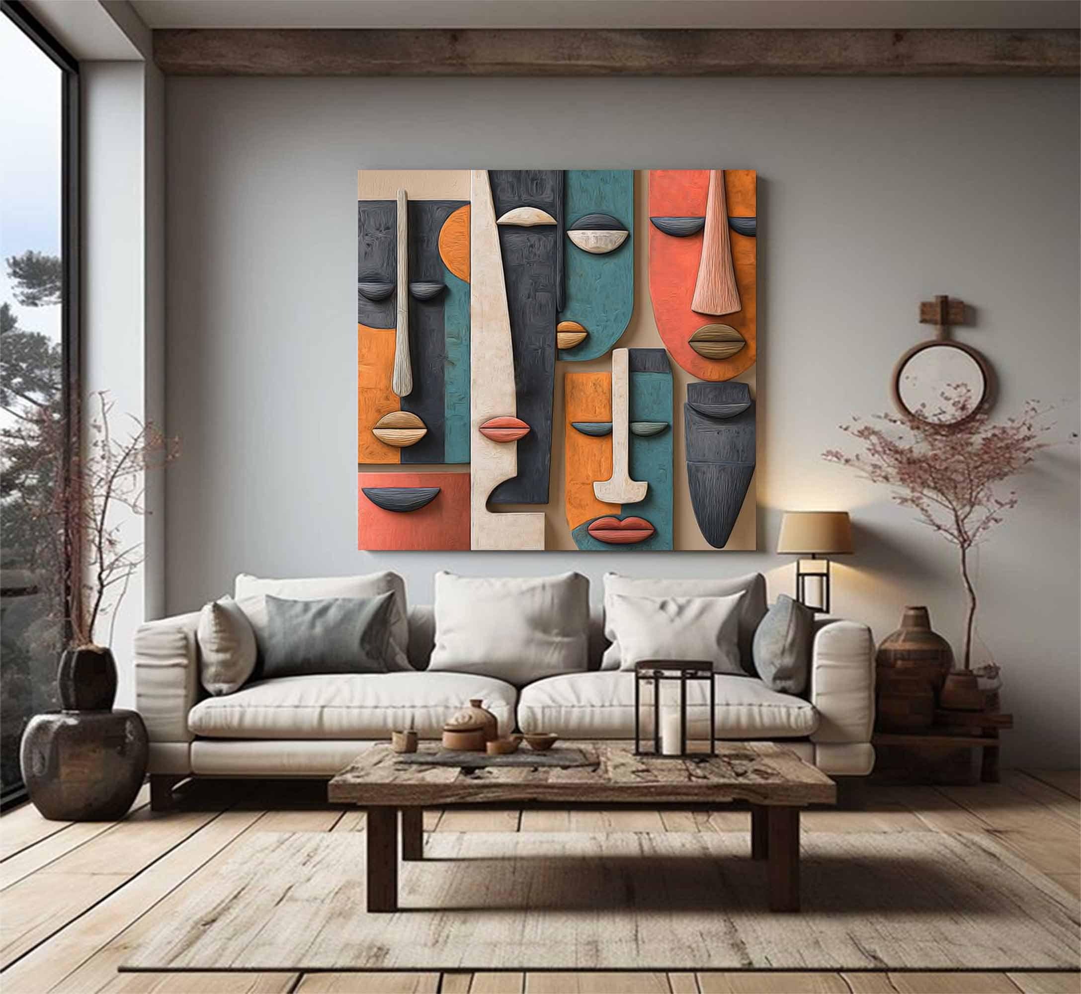 Recombinant Memory-3D Textured Wall Art