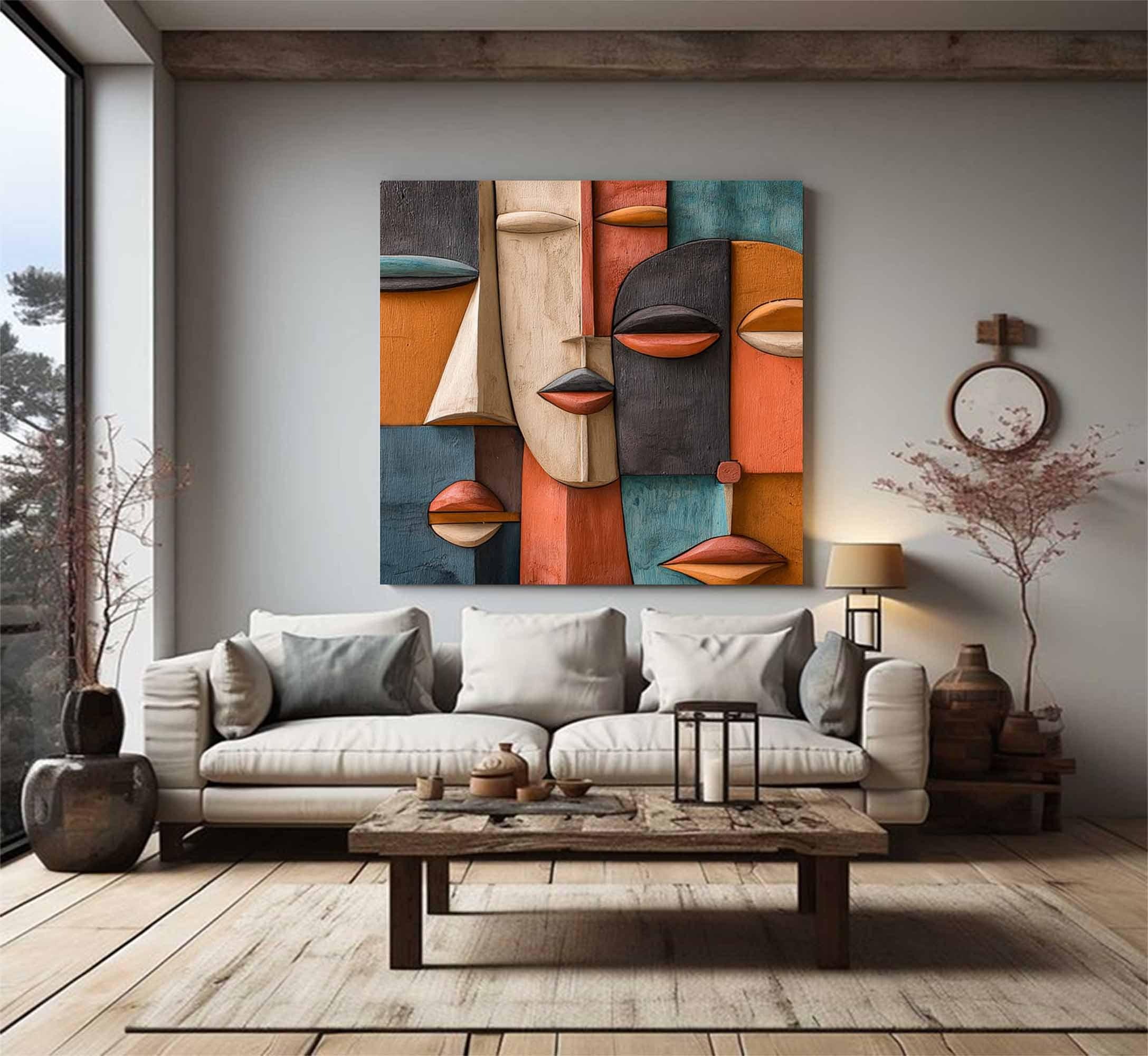 Feature Field-3D Textured Wall Art