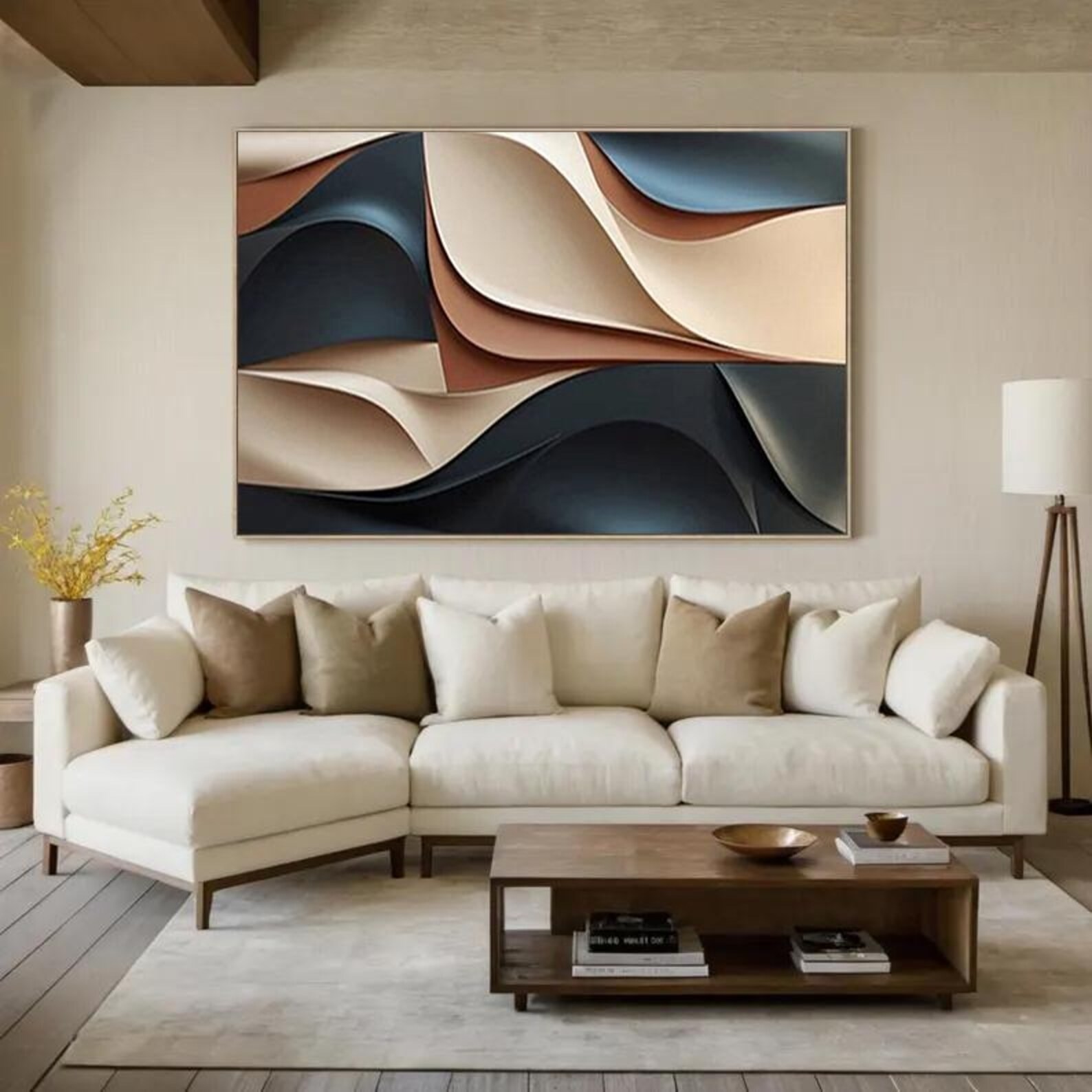 Black Luminescence-3D Textured Wall Art