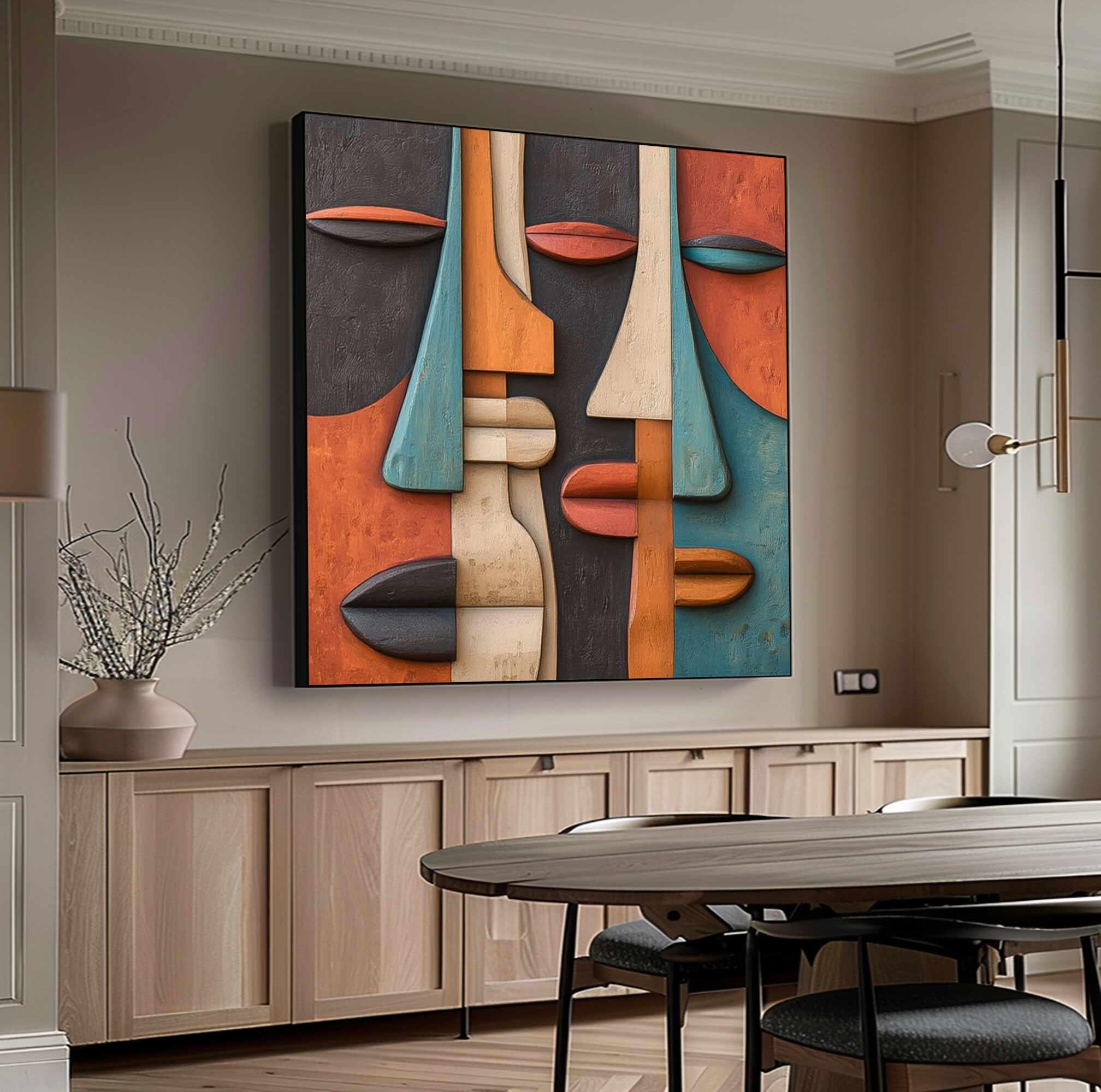 Broken Mirror Theory-3D Textured Wall Art