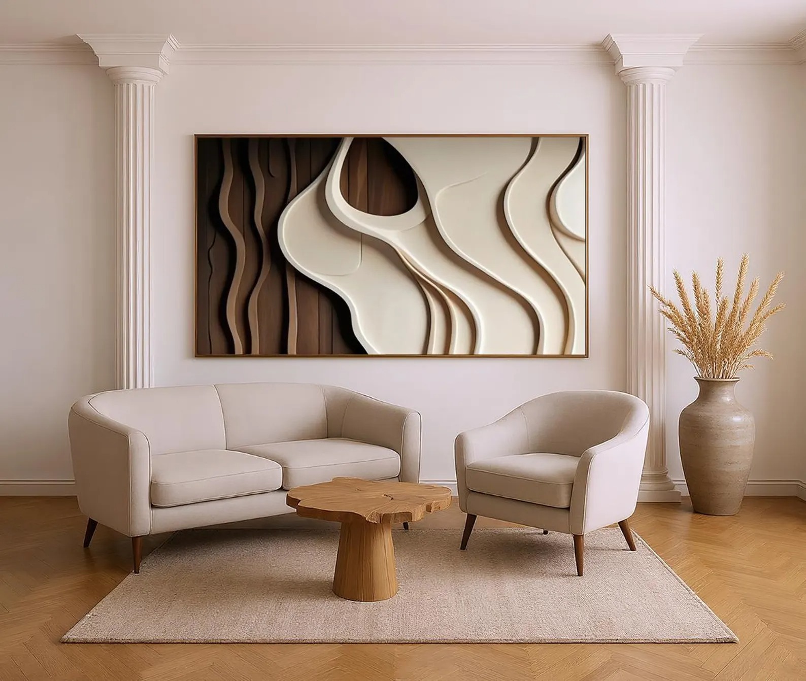 Dune-3D Textured Wall Art