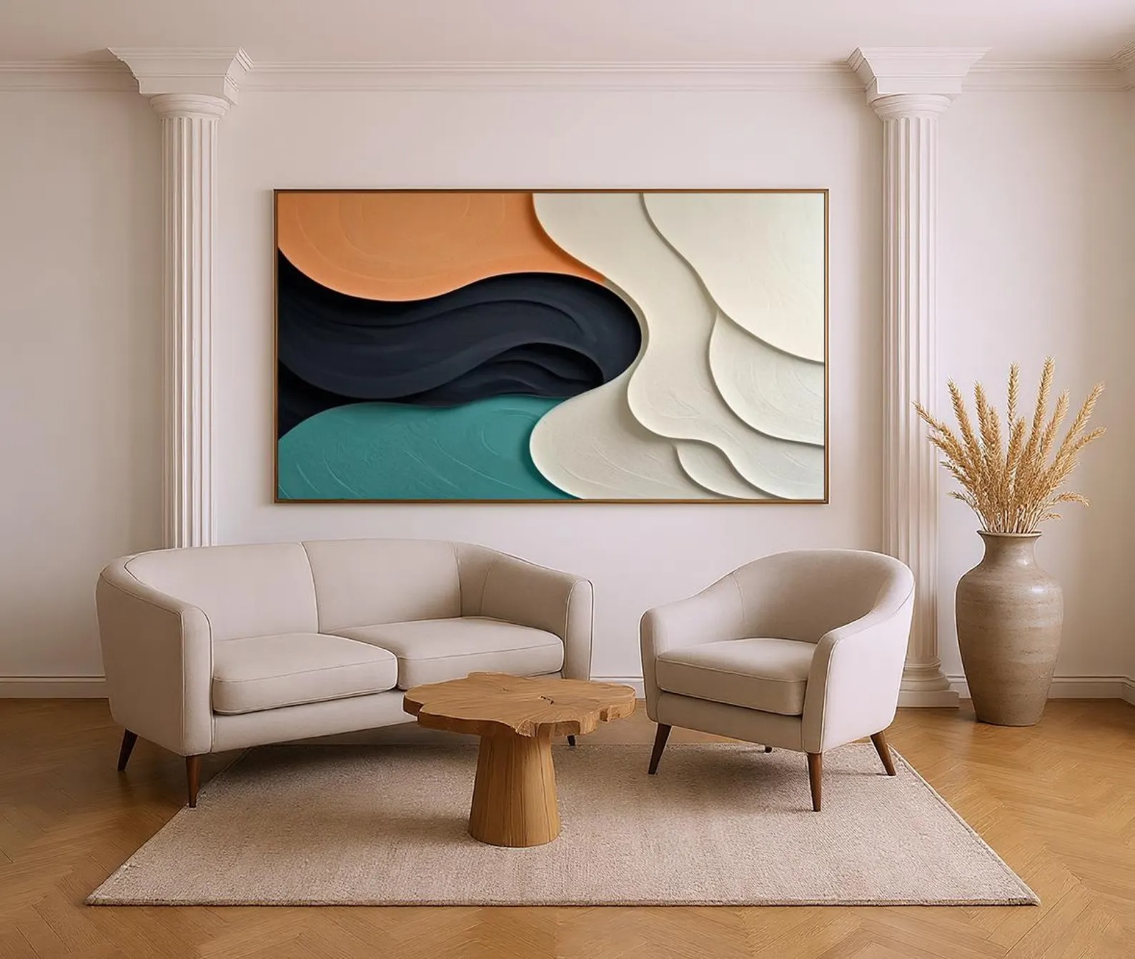 Drift-3D Textured Wall Art