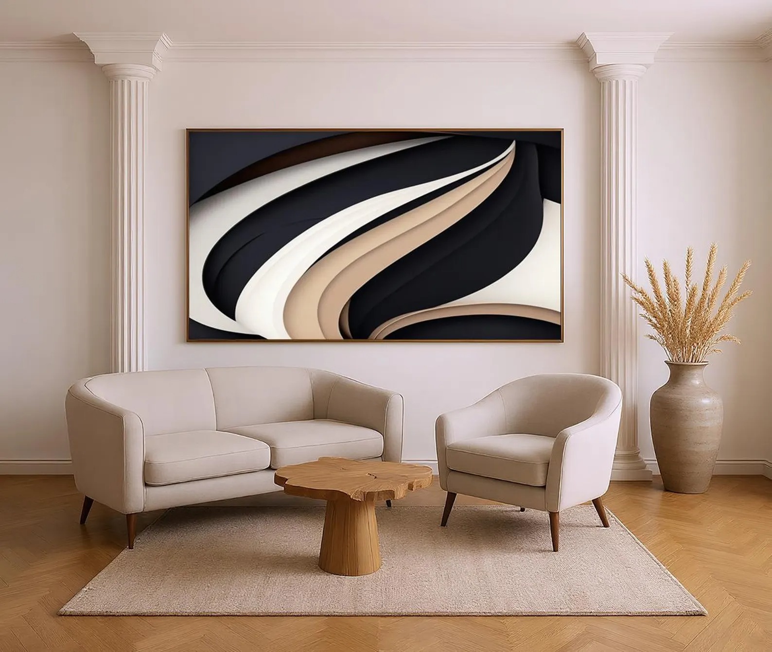 Swell-3D Textured Wall Art
