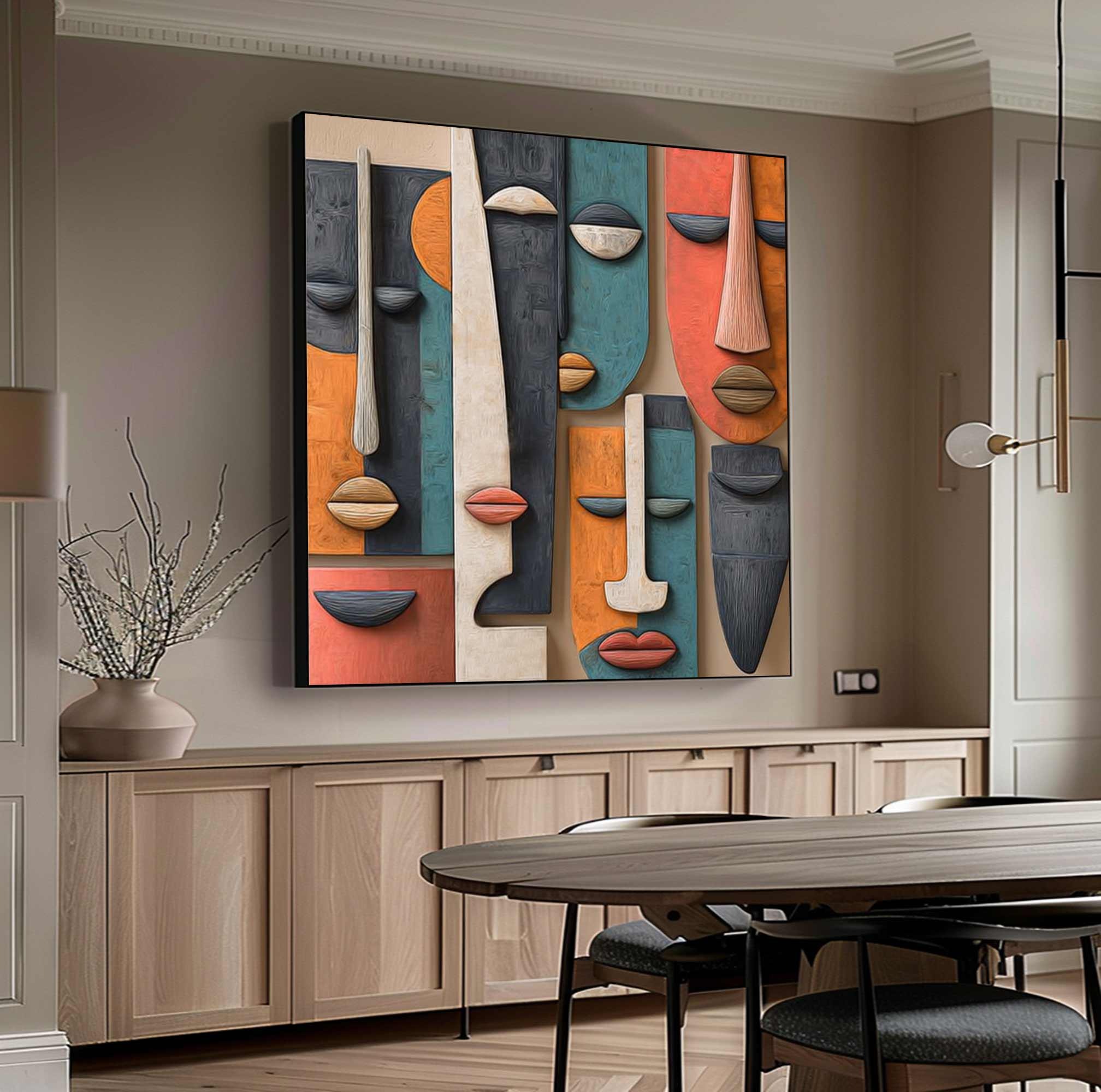 Recombinant Memory-3D Textured Wall Art