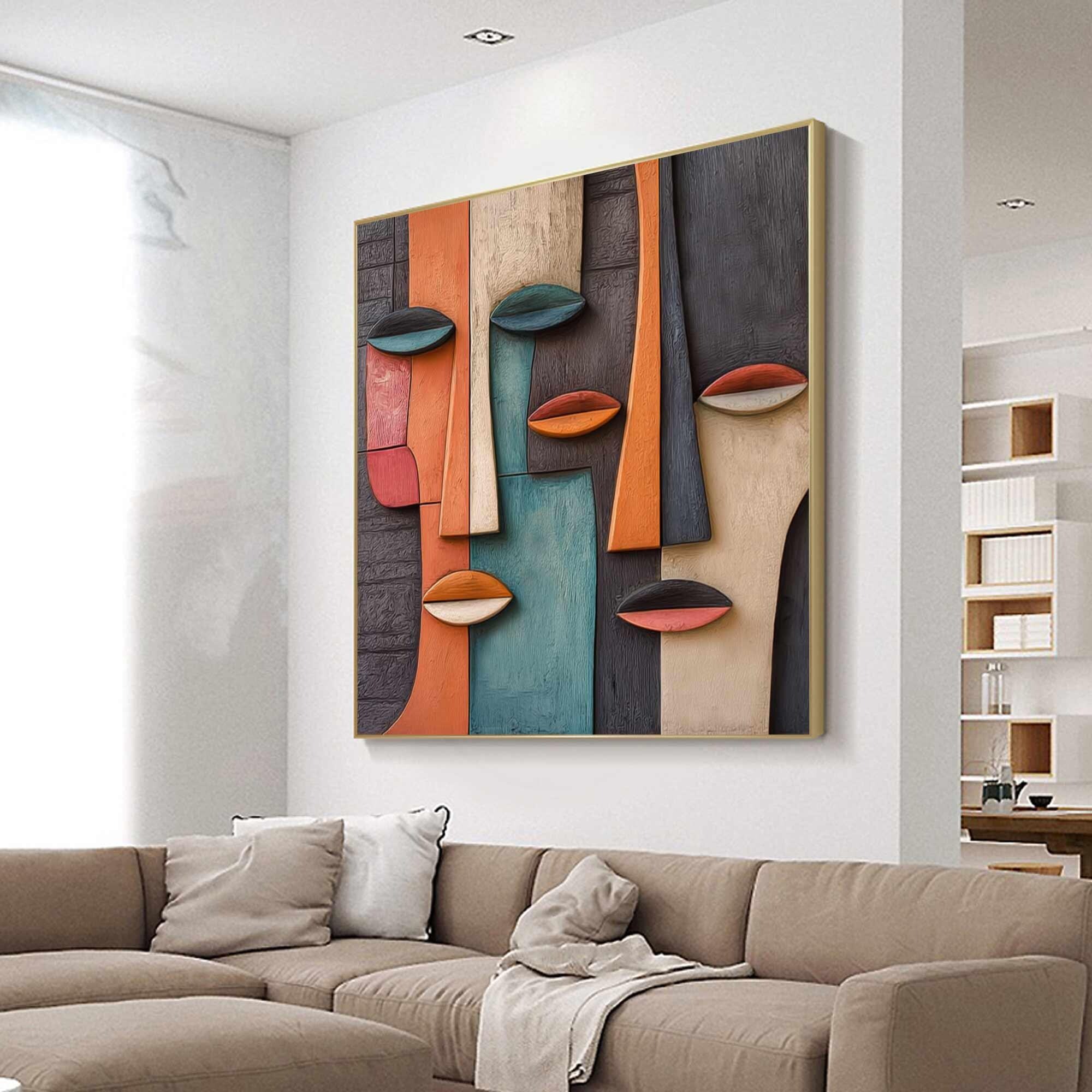 Tactile Memory-3D Textured Wall Art