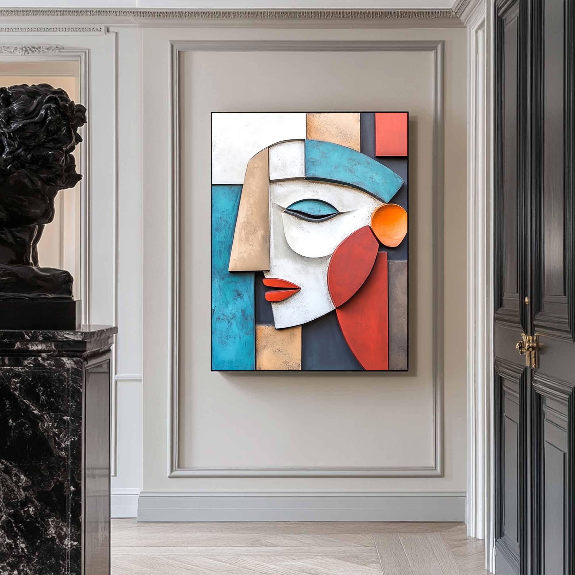 Dismantled Self-3D Textured Wall Art