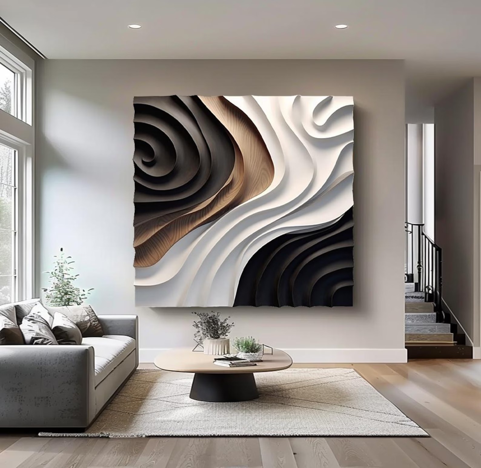 Primordial Haze-3D Textured Wall Art
