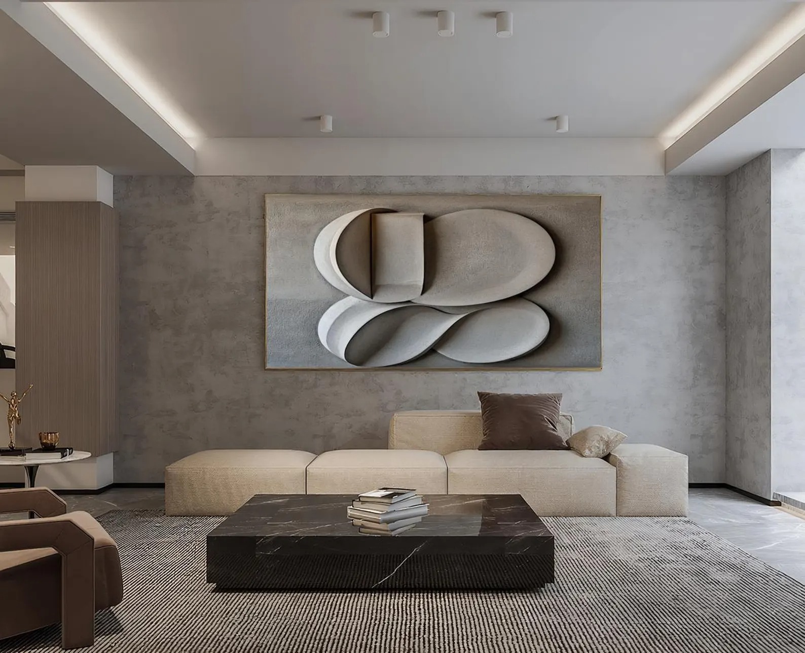 Ash-3D Textured Wall Art