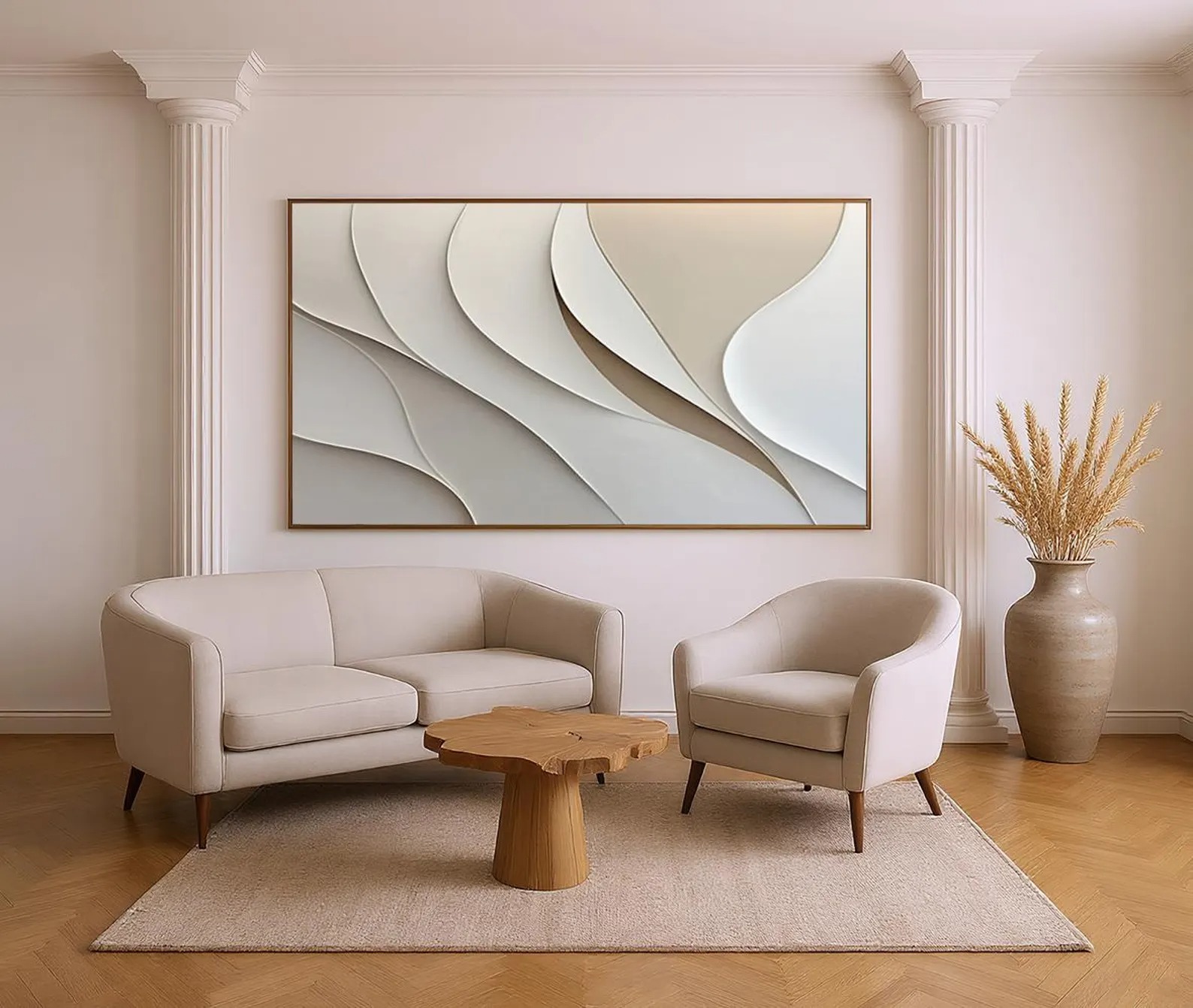 Flux-3D Textured Wall Art