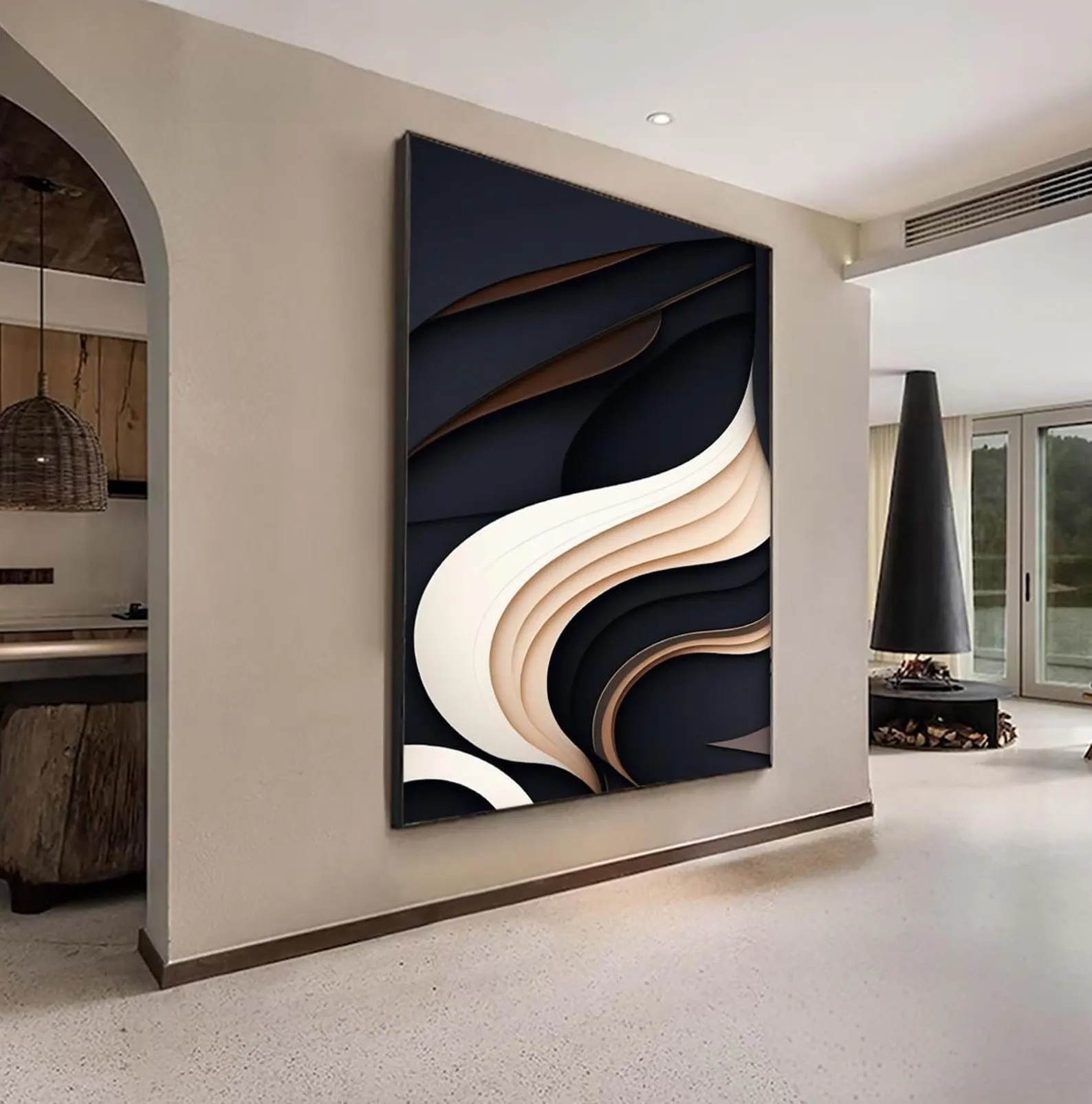 Shift-3D Textured Wall Art