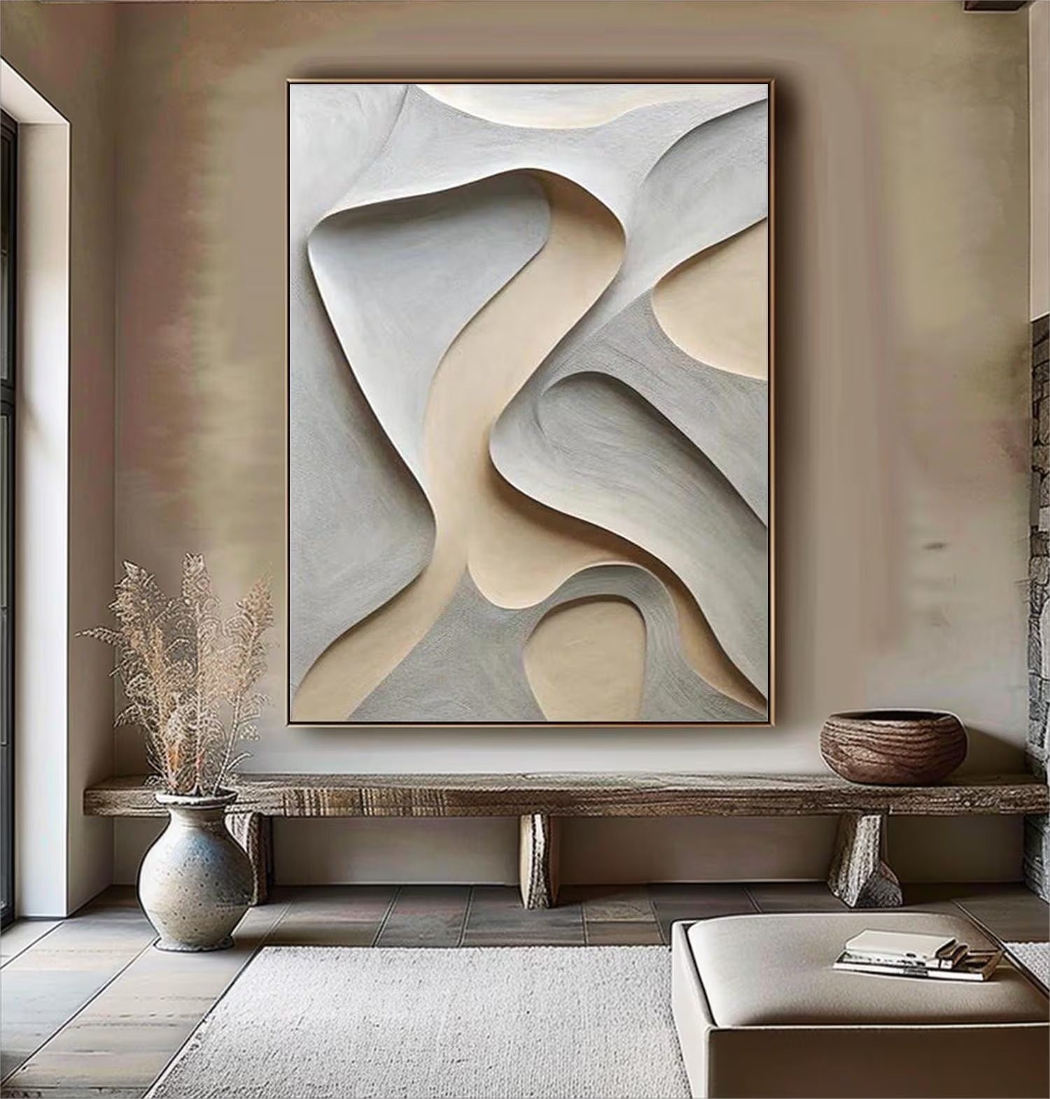 Highly Tactile-3D Textured Wall Art