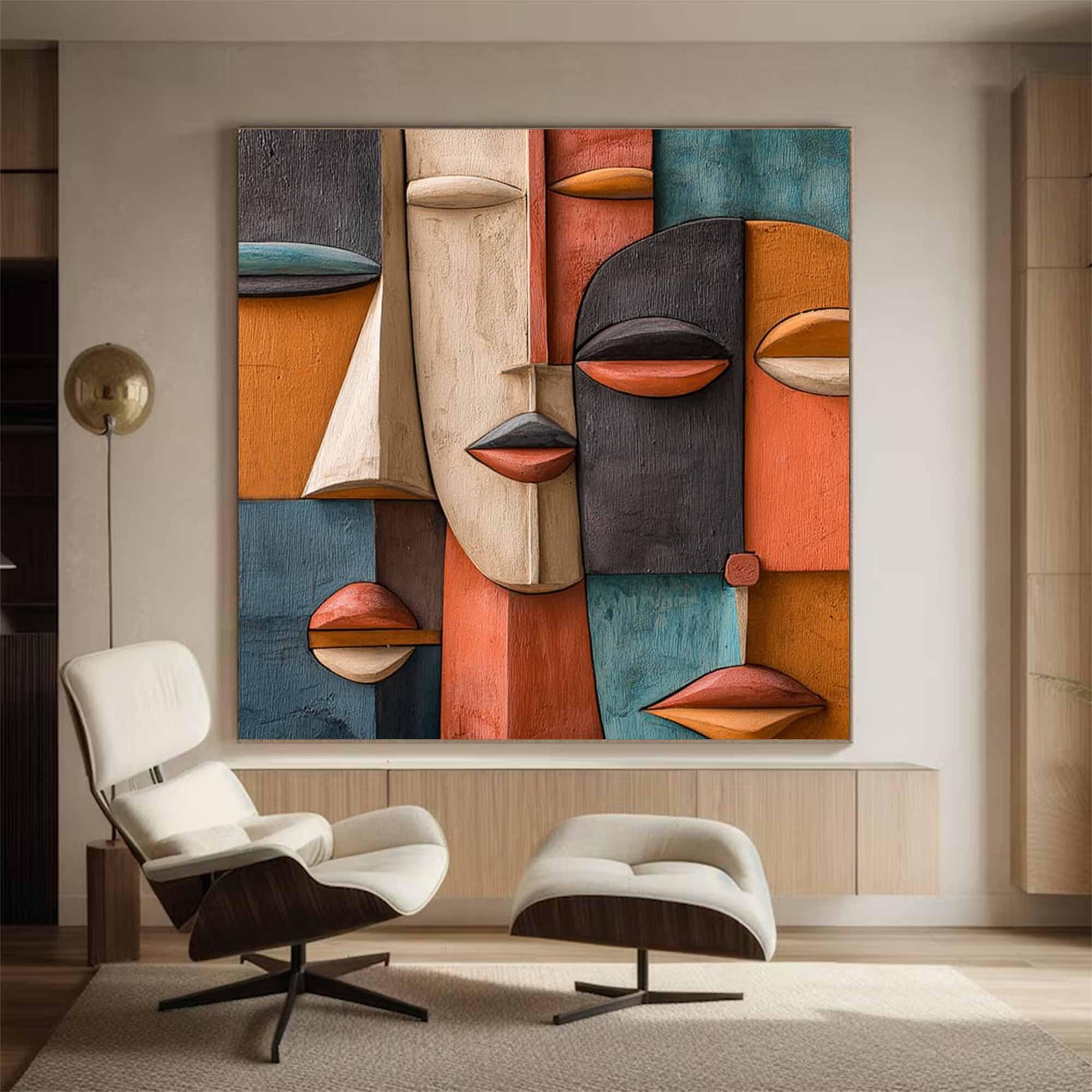 Feature Field-3D Textured Wall Art