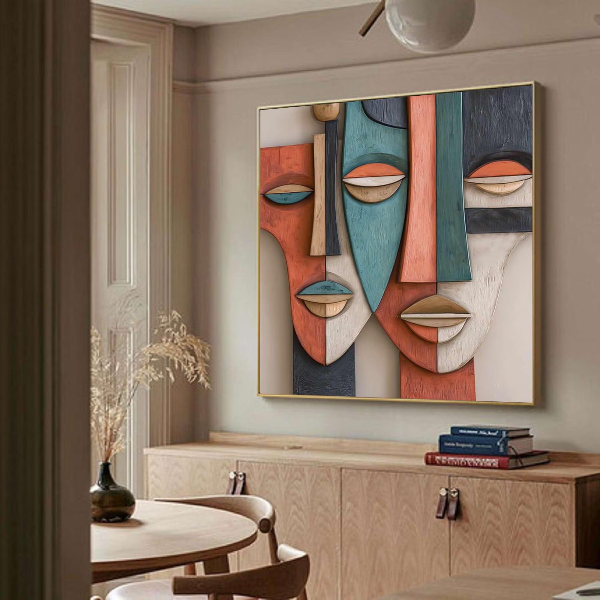 System of a Face-3D Textured Wall Art