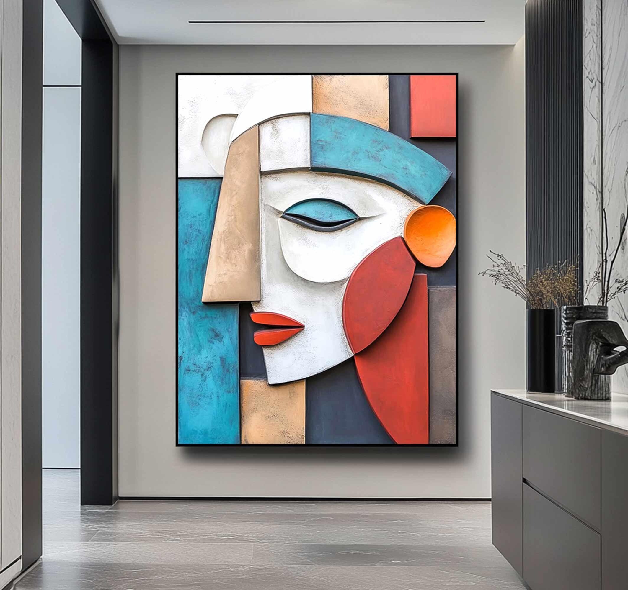 Dismantled Self-3D Textured Wall Art