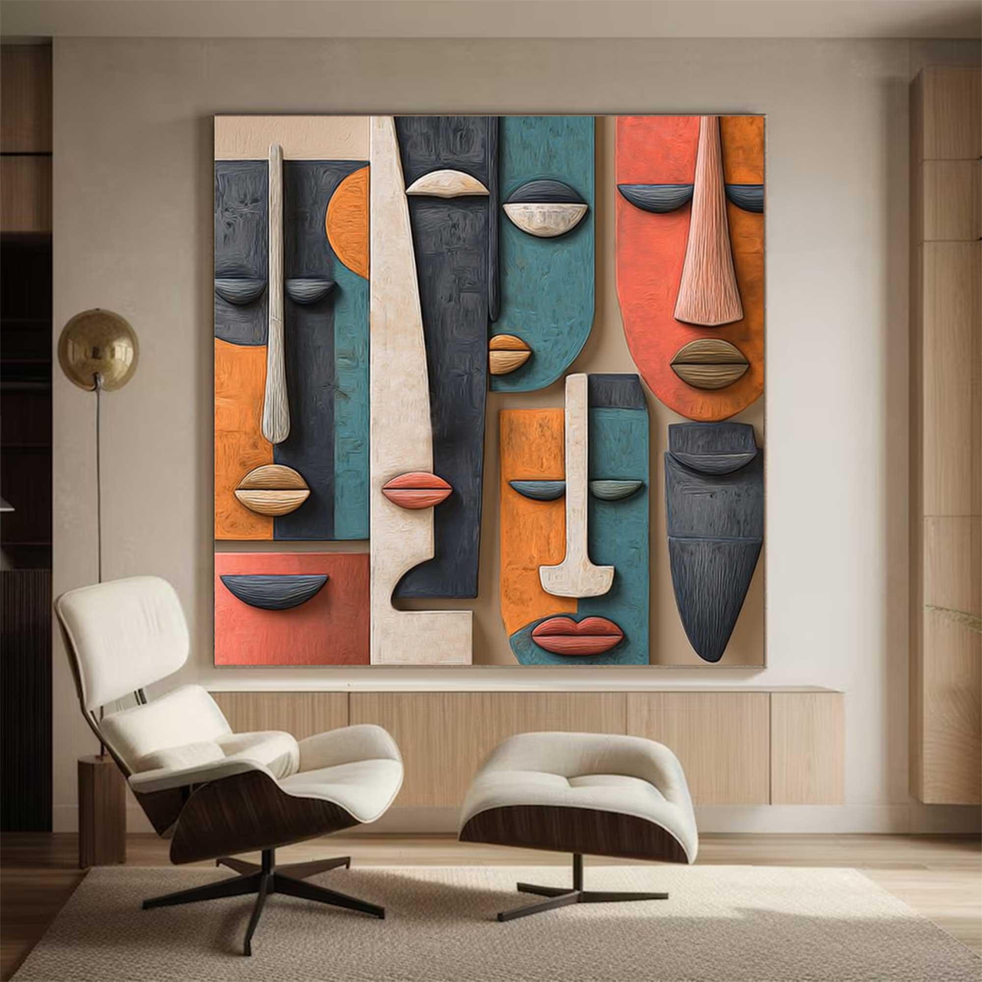 Recombinant Memory-3D Textured Wall Art
