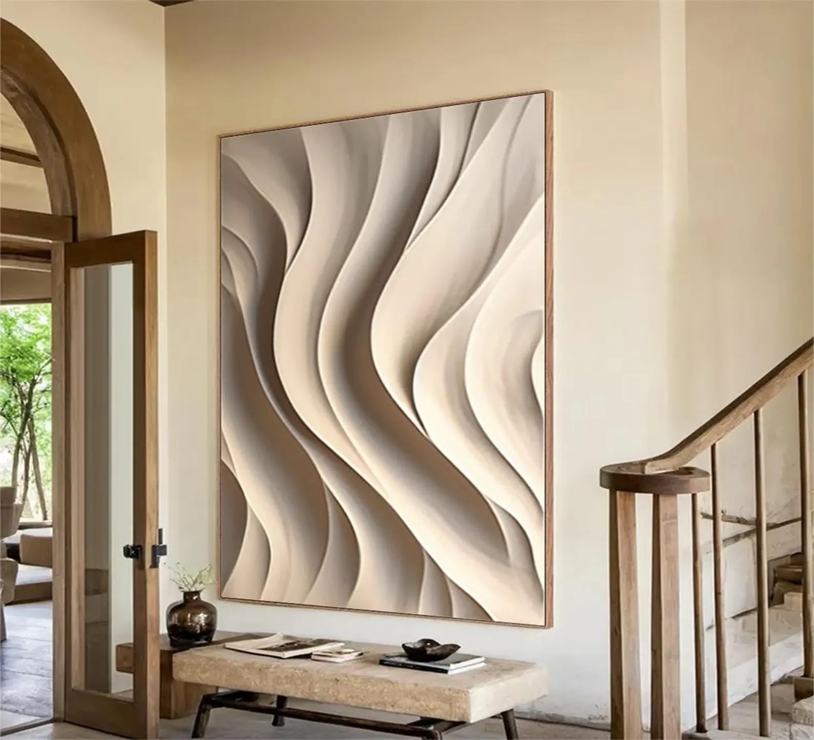 Whispering Dunes-3D Textured Wall Art