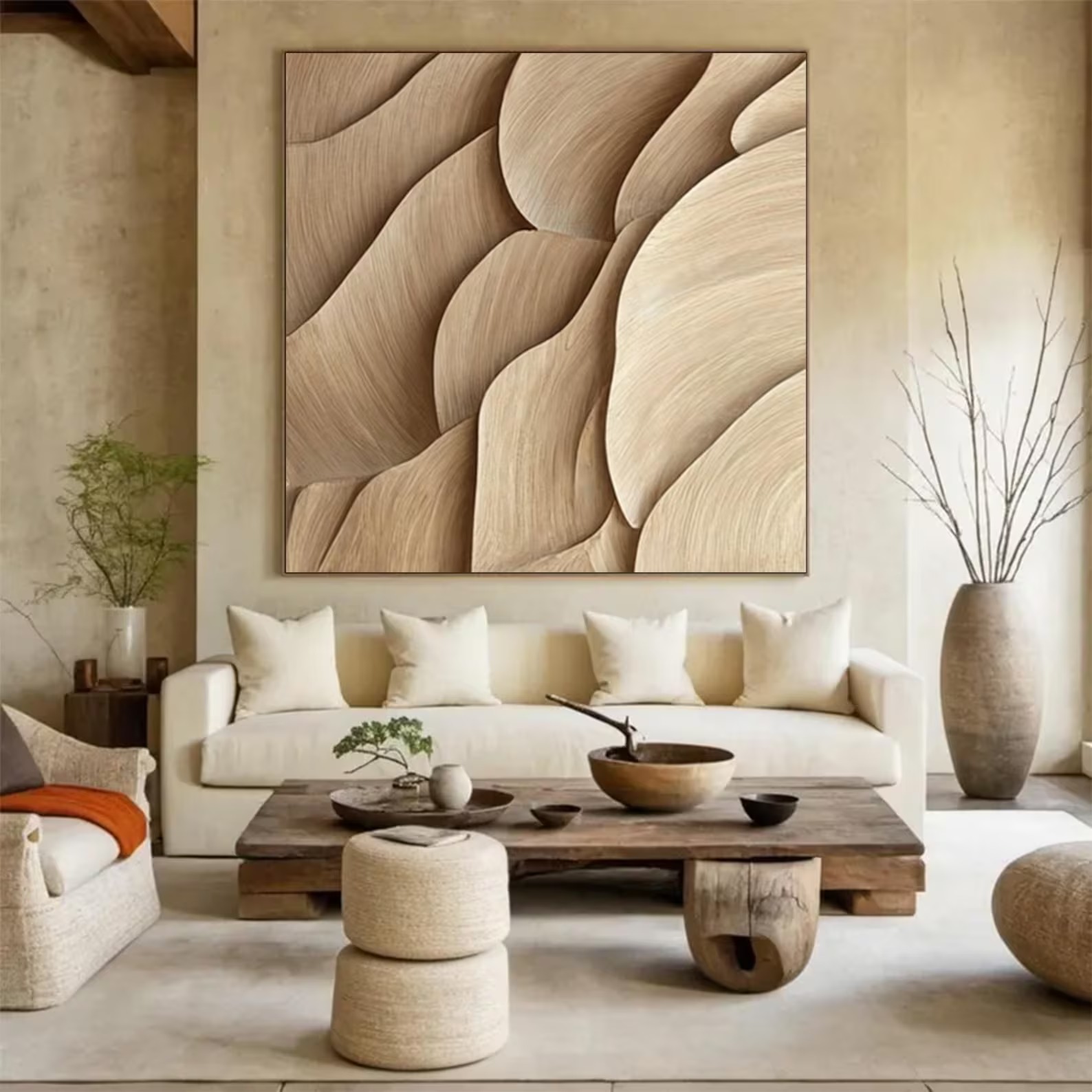 Zen Flow-3D Textured Wall Art