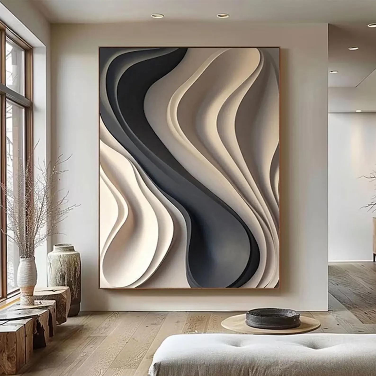 Equilibrium in Motion-3D Textured Wall Art