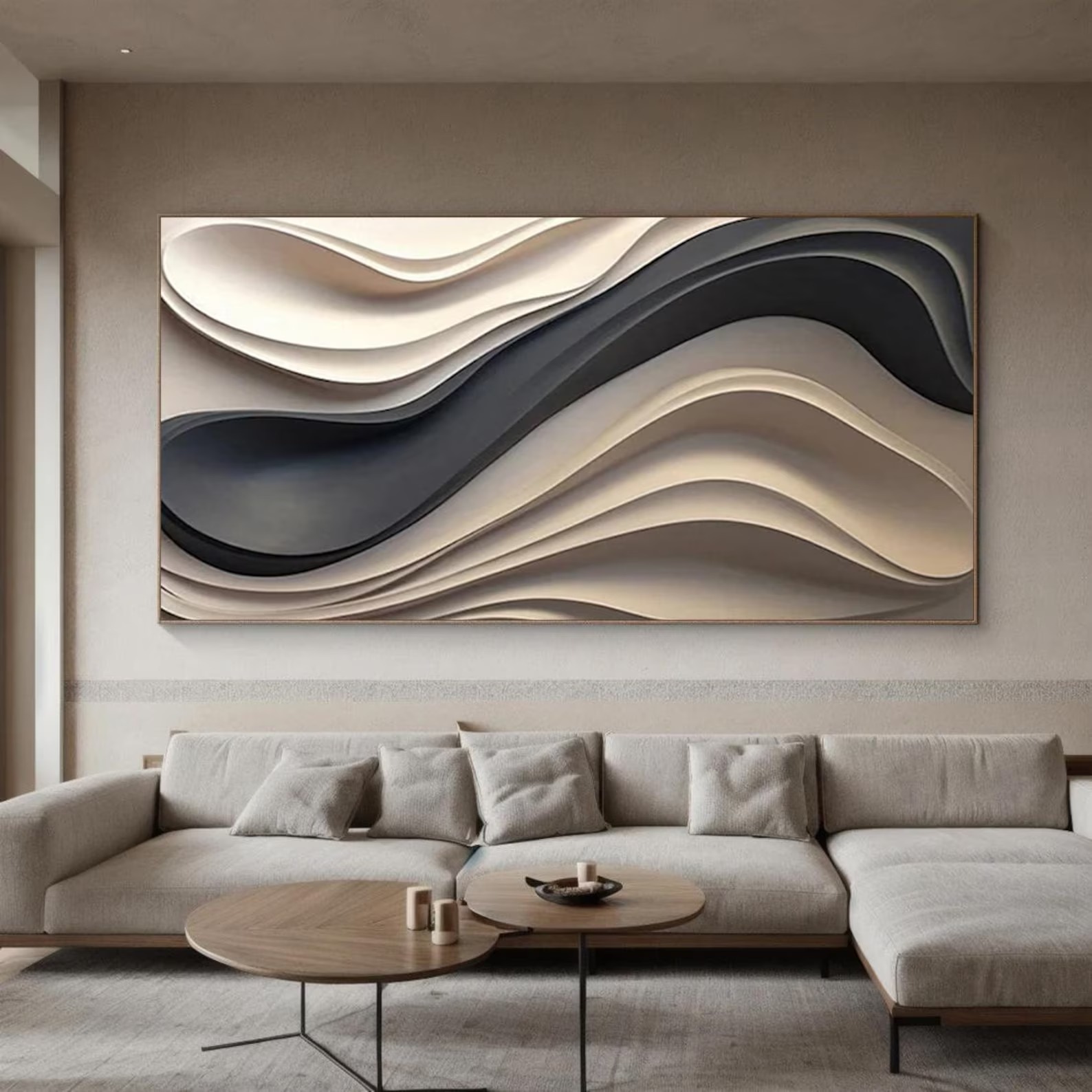 Assertive-3D Textured Wall Art