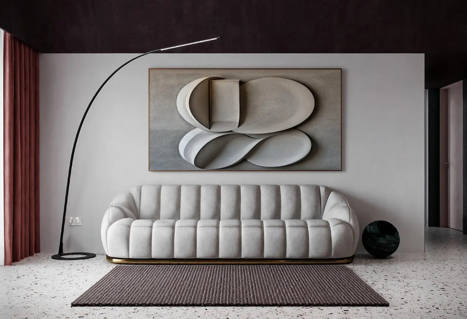 Ash-3D Textured Wall Art