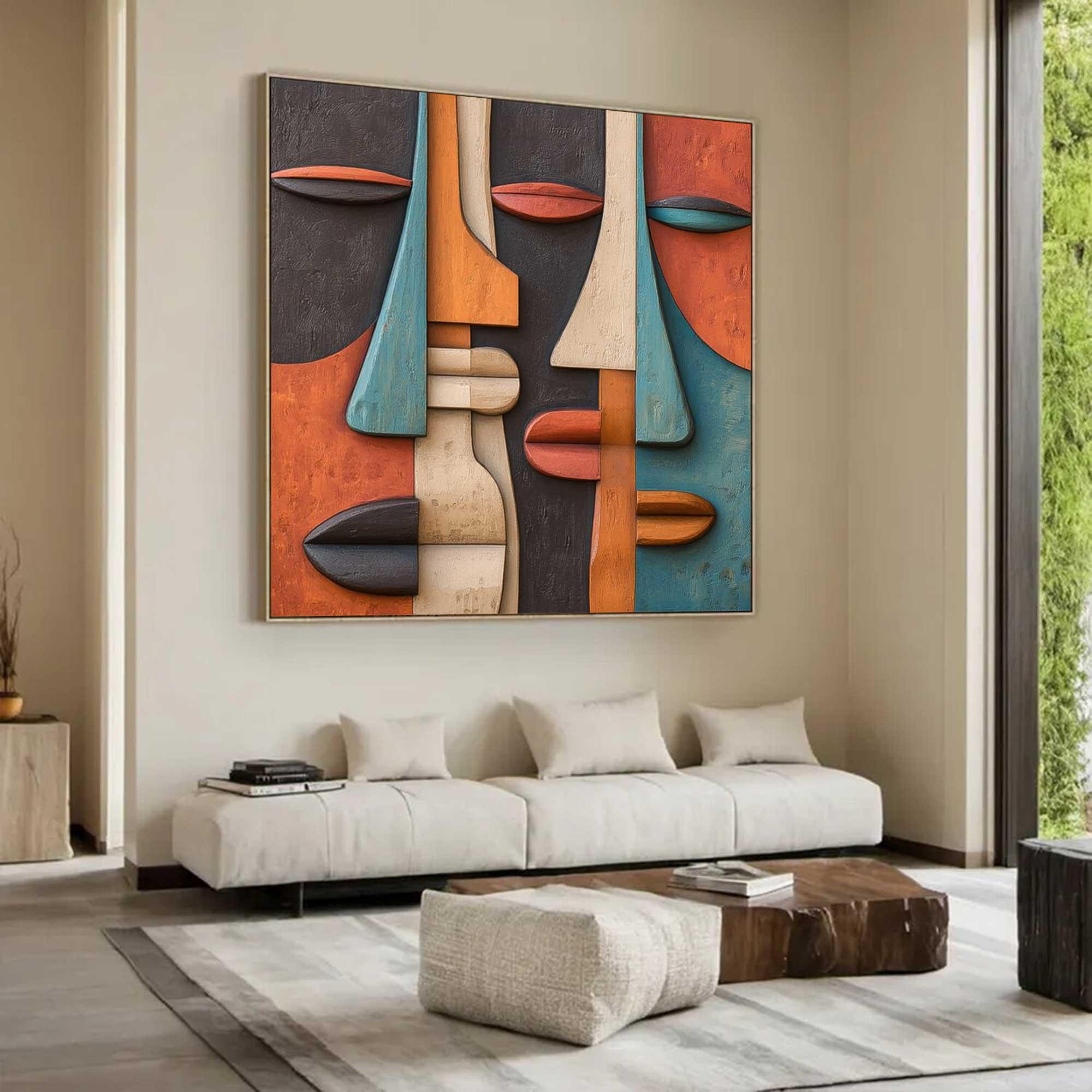 Broken Mirror Theory-3D Textured Wall Art