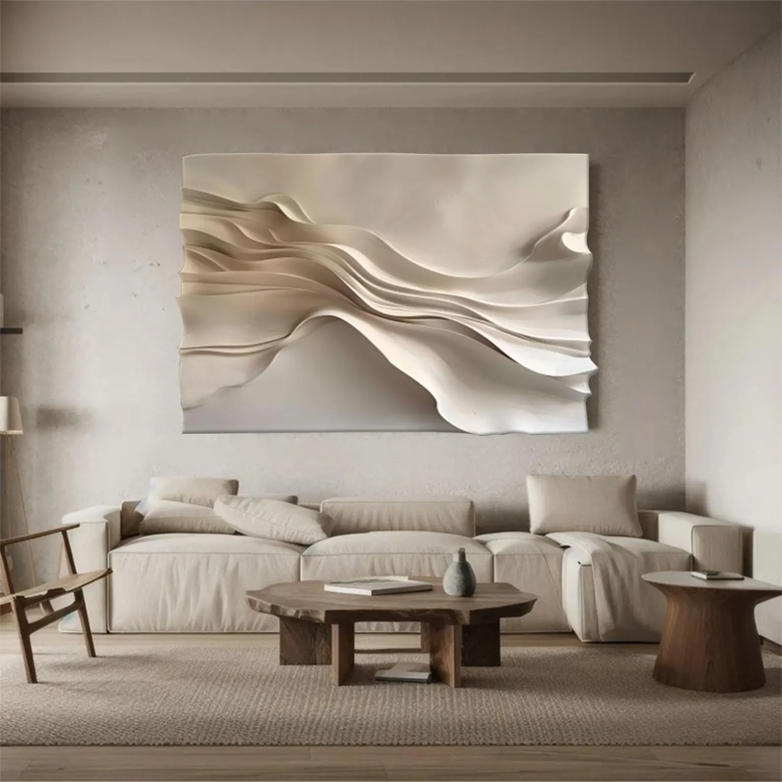 Echo of a Form-3D Textured Wall Art